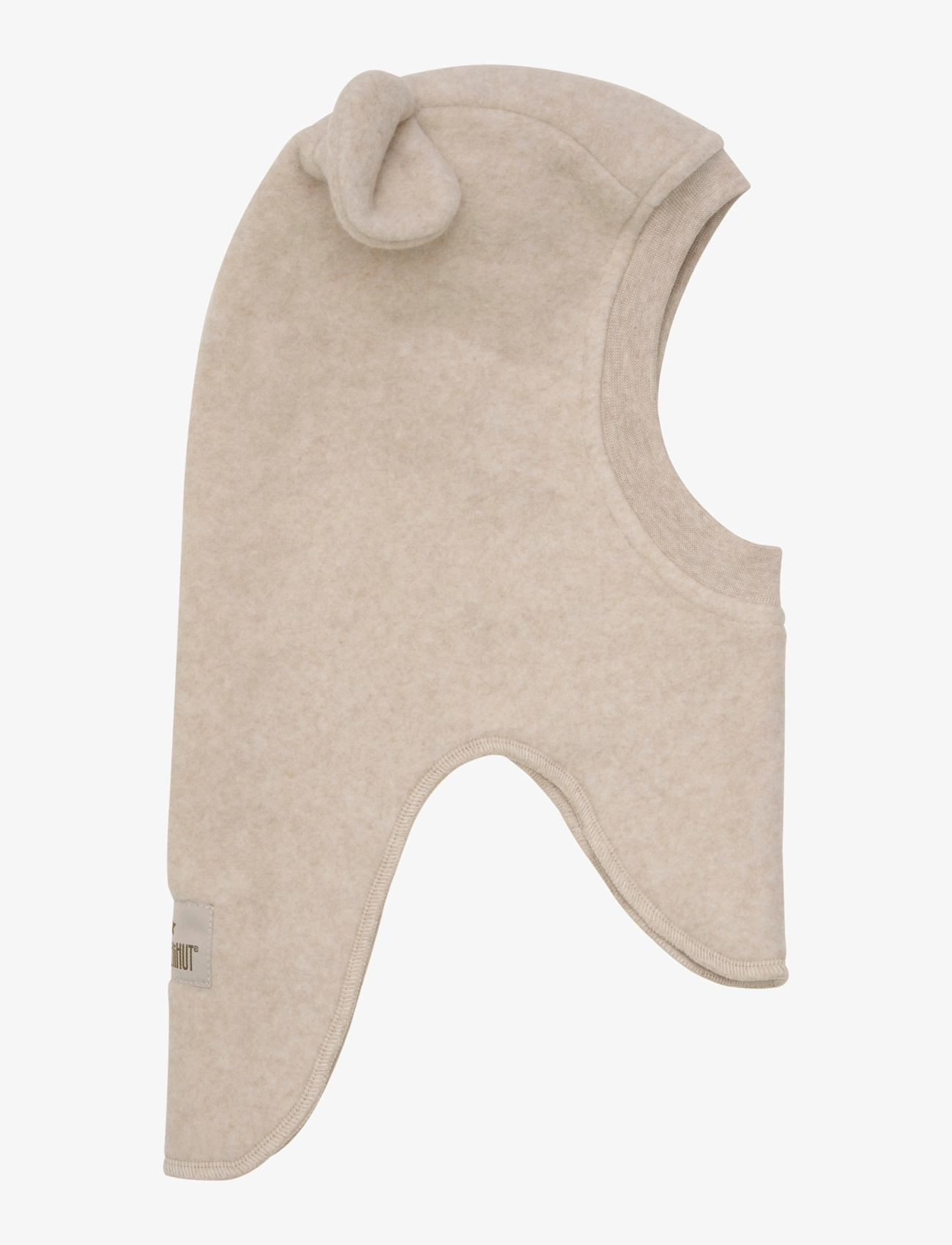 Huttelihut - Balaclava Cotton Fleece w. Lin - camel melange - 1