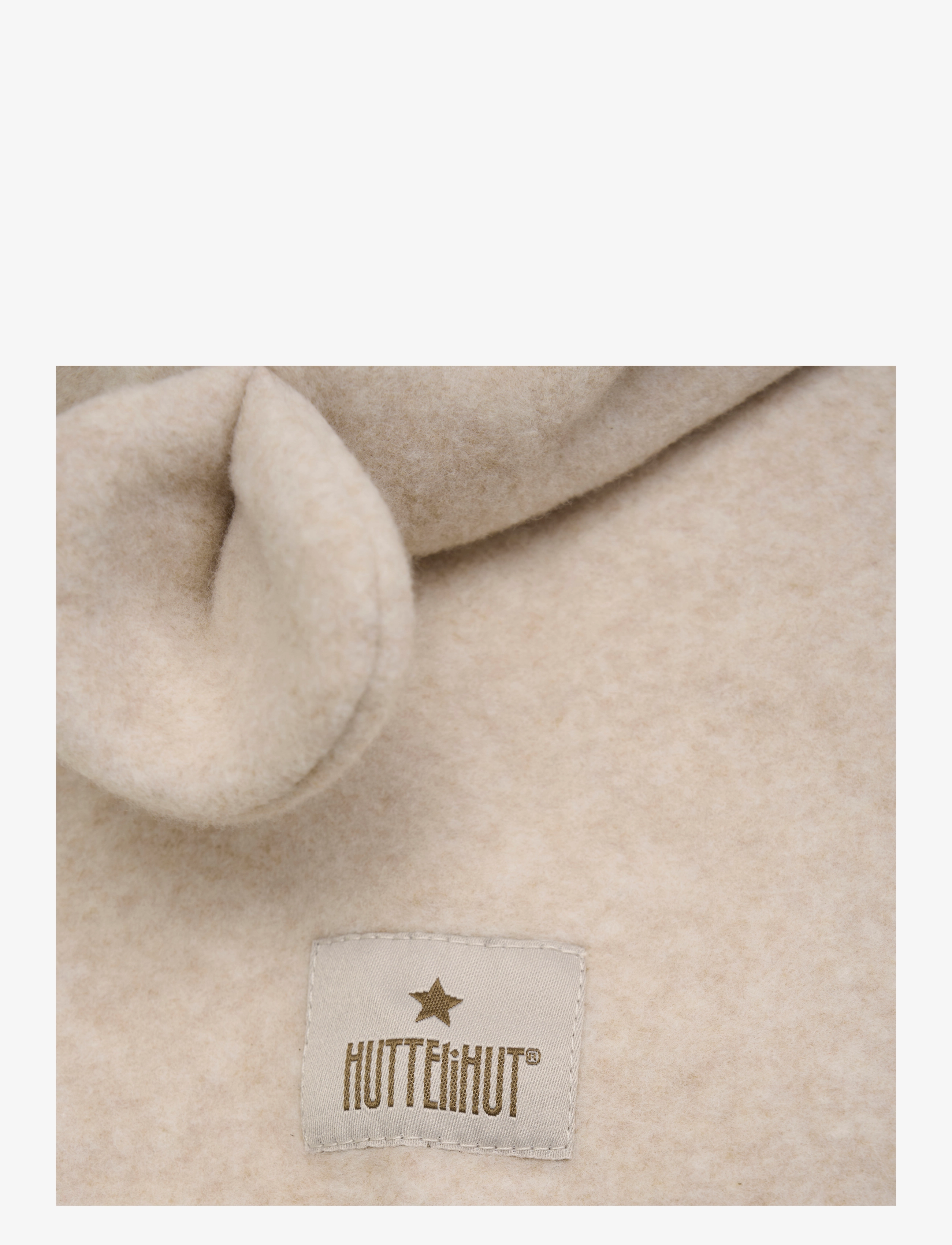 Huttelihut - Balaclava Cotton Fleece w. Lin - camel melange - 2