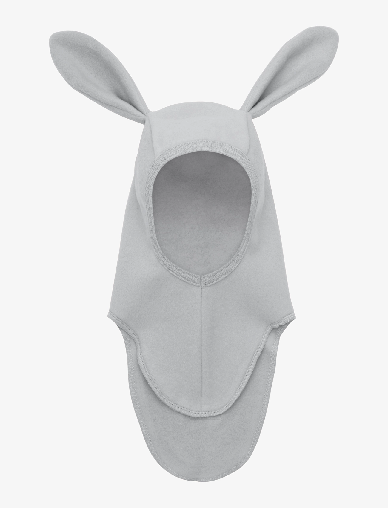 Huttelihut - Balaclava Ears Cotton Fleece - light grey melange - 0