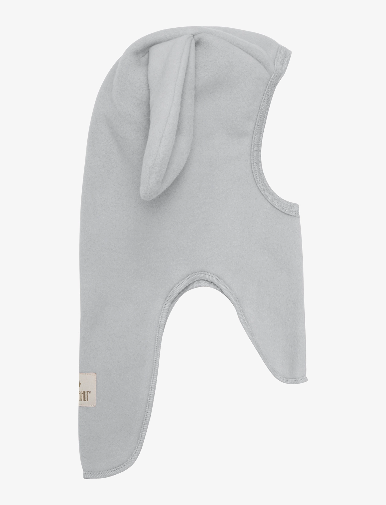 Huttelihut - Balaclava Ears Cotton Fleece - light grey melange - 1