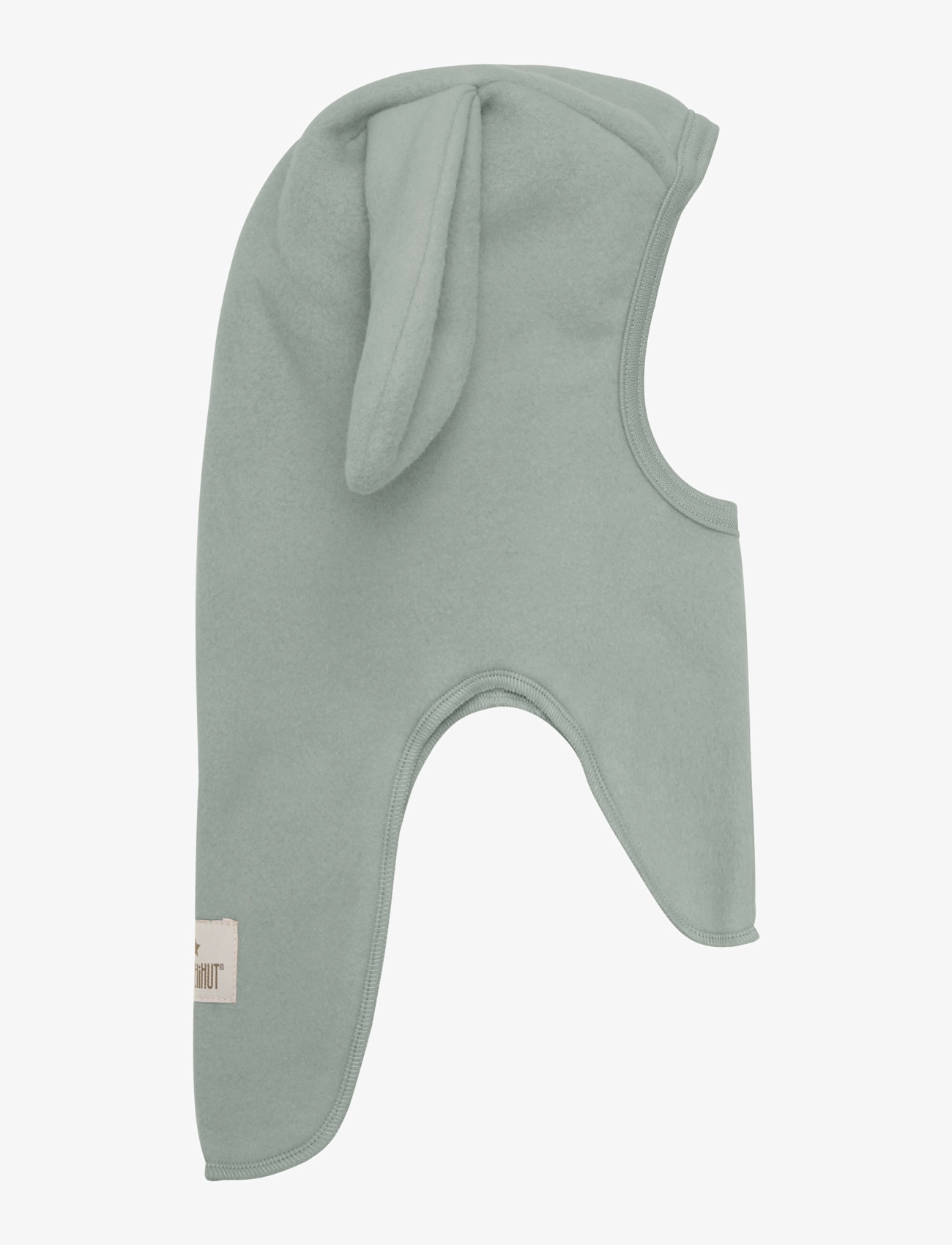 Huttelihut - Balaclava Ears Cotton Fleece - lily pad melange - 1