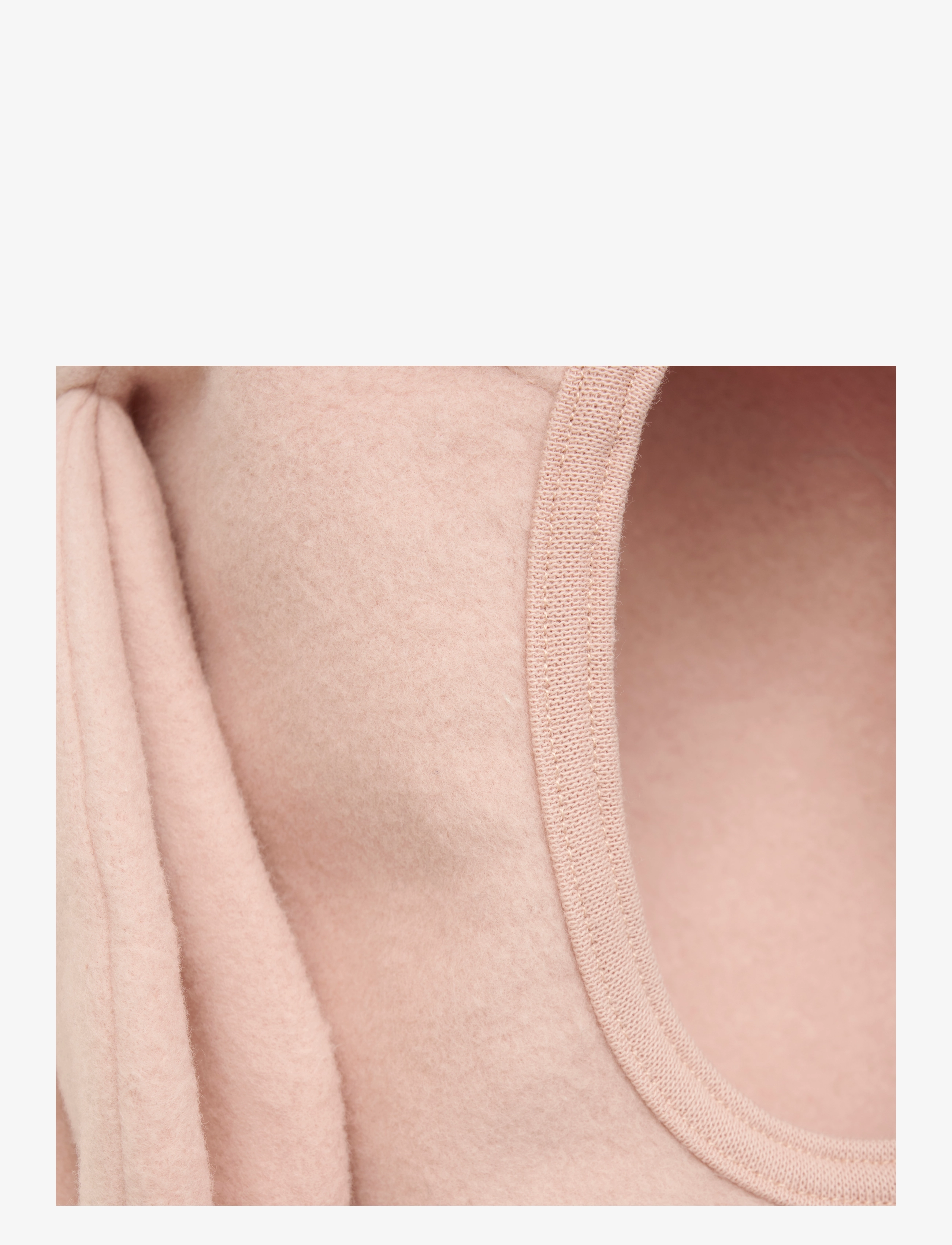 Huttelihut - Balaclava Ears Cotton Fleece - mahogany rose - 2