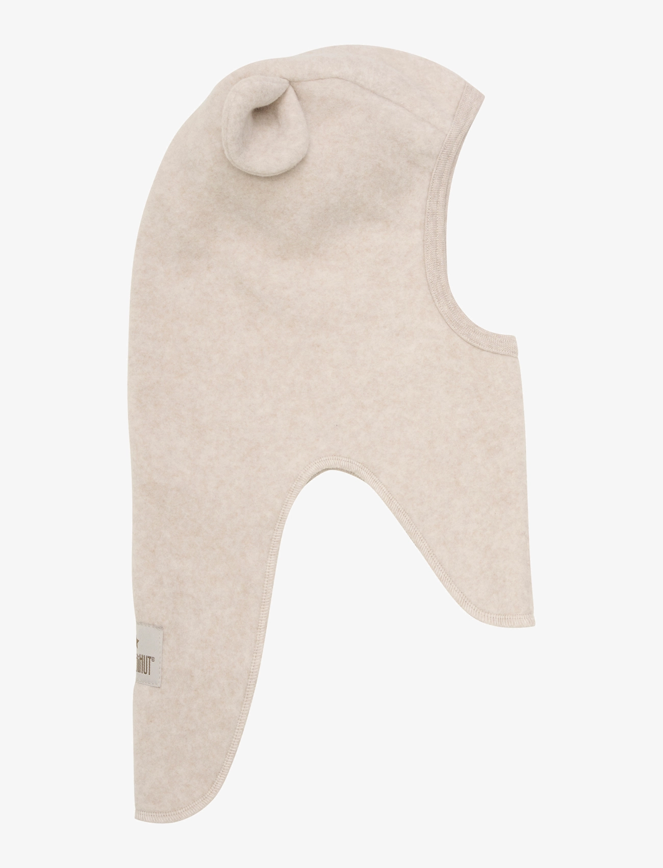 Huttelihut - Balaclava Ears Cotton Fleece - camel melange - 1