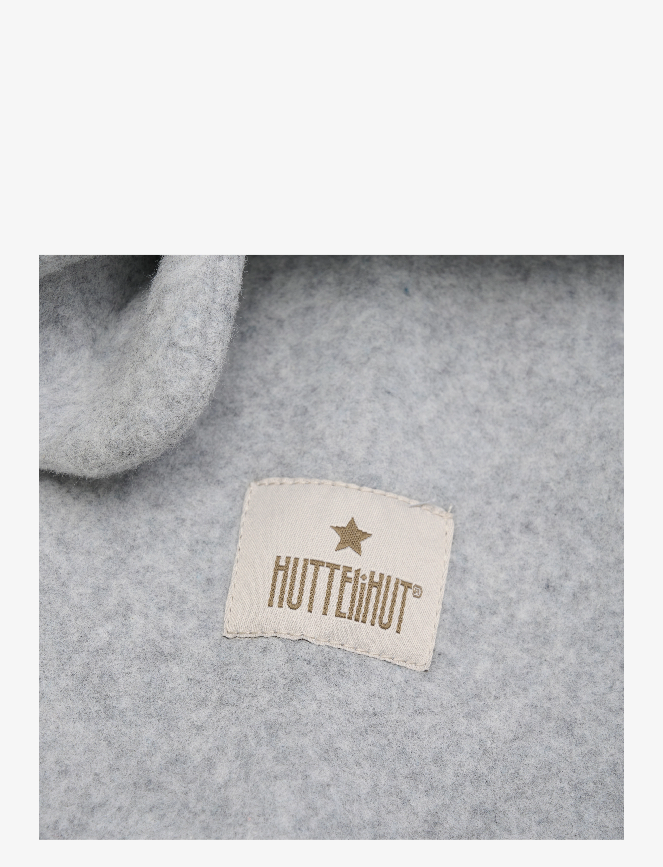 Huttelihut - Balaclava Ears Cotton Fleece - light grey melange - 2