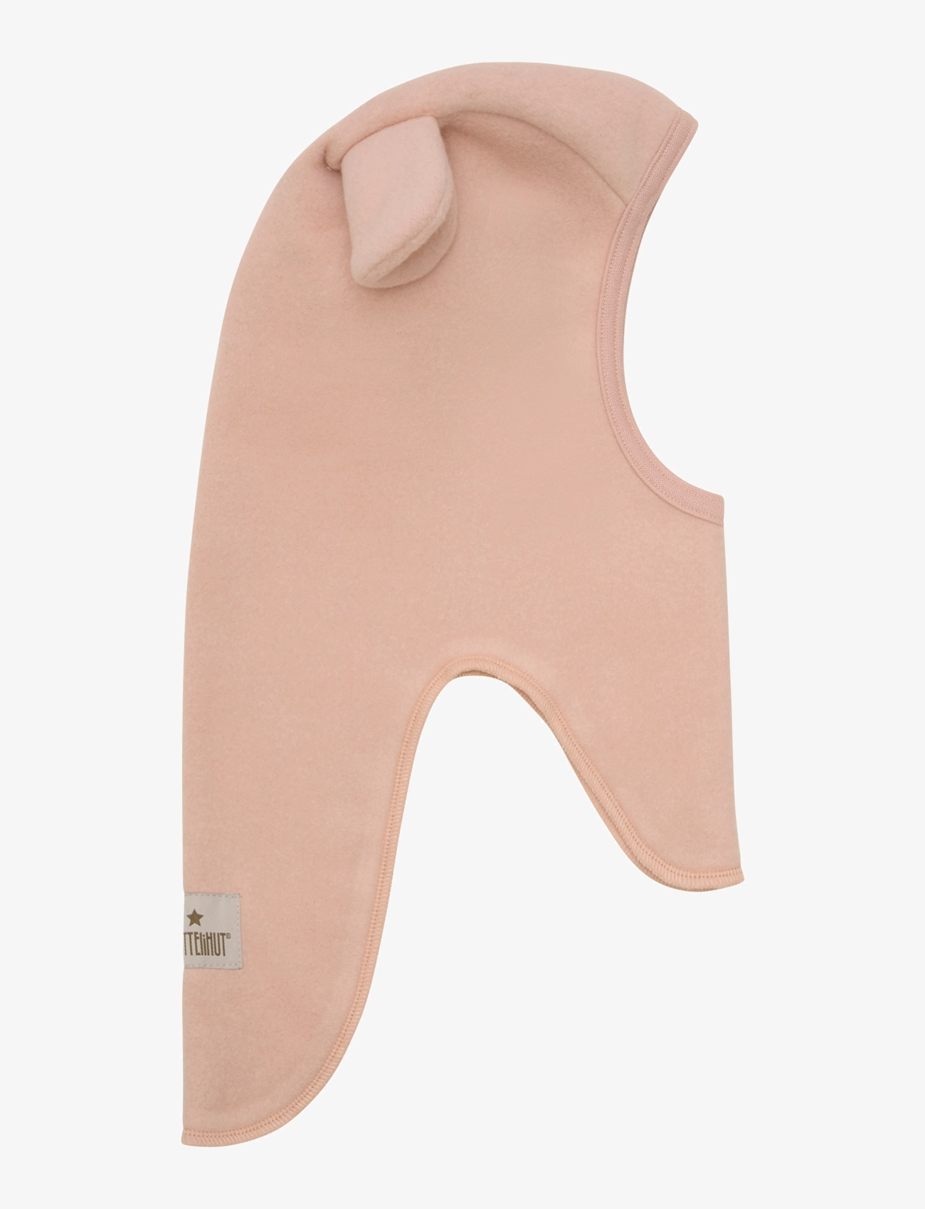 Huttelihut - Balaclava Ears Cotton Fleece - mahogany rose - 1