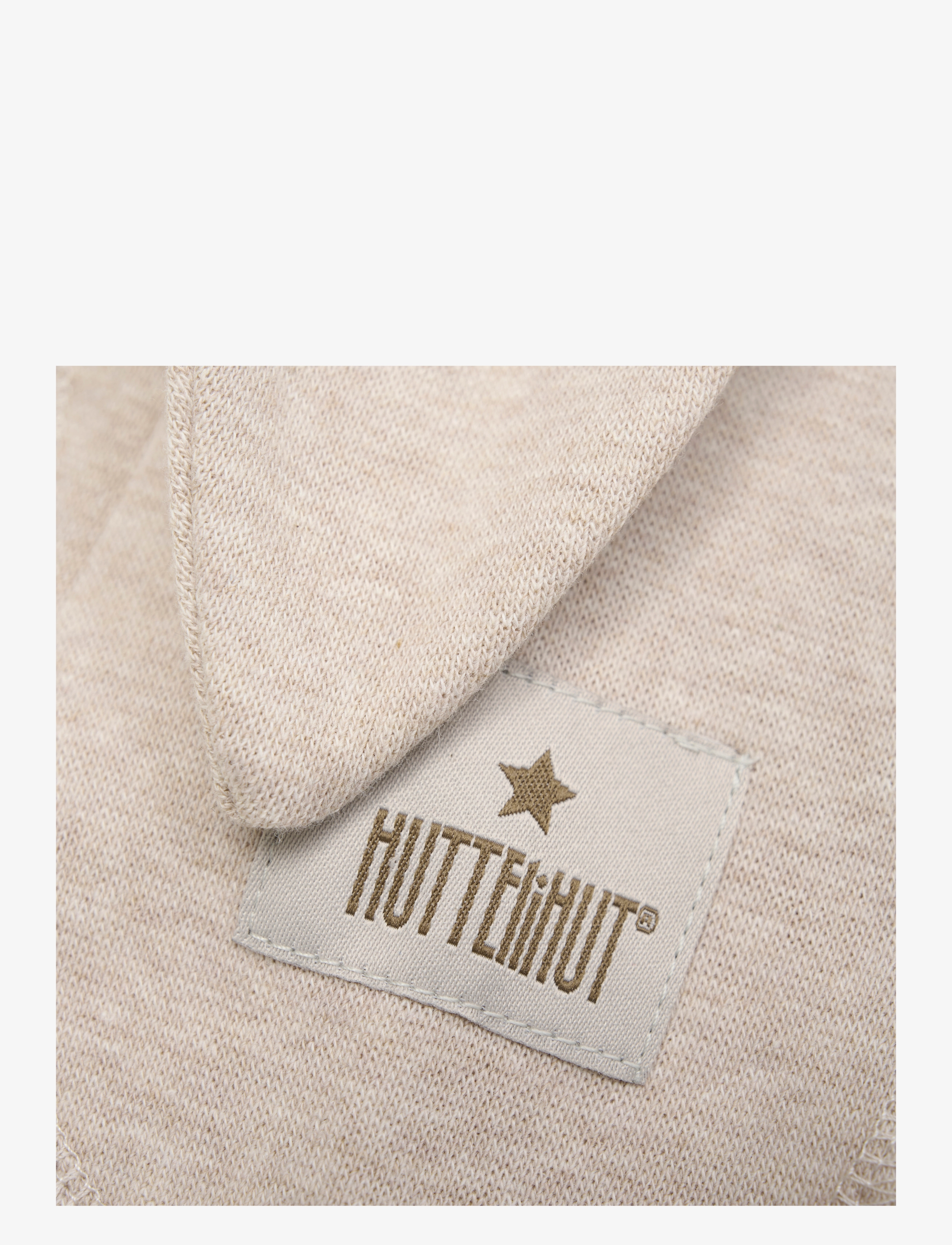 Huttelihut - Balaclava Ears Cotton Rib - camel melange - 2