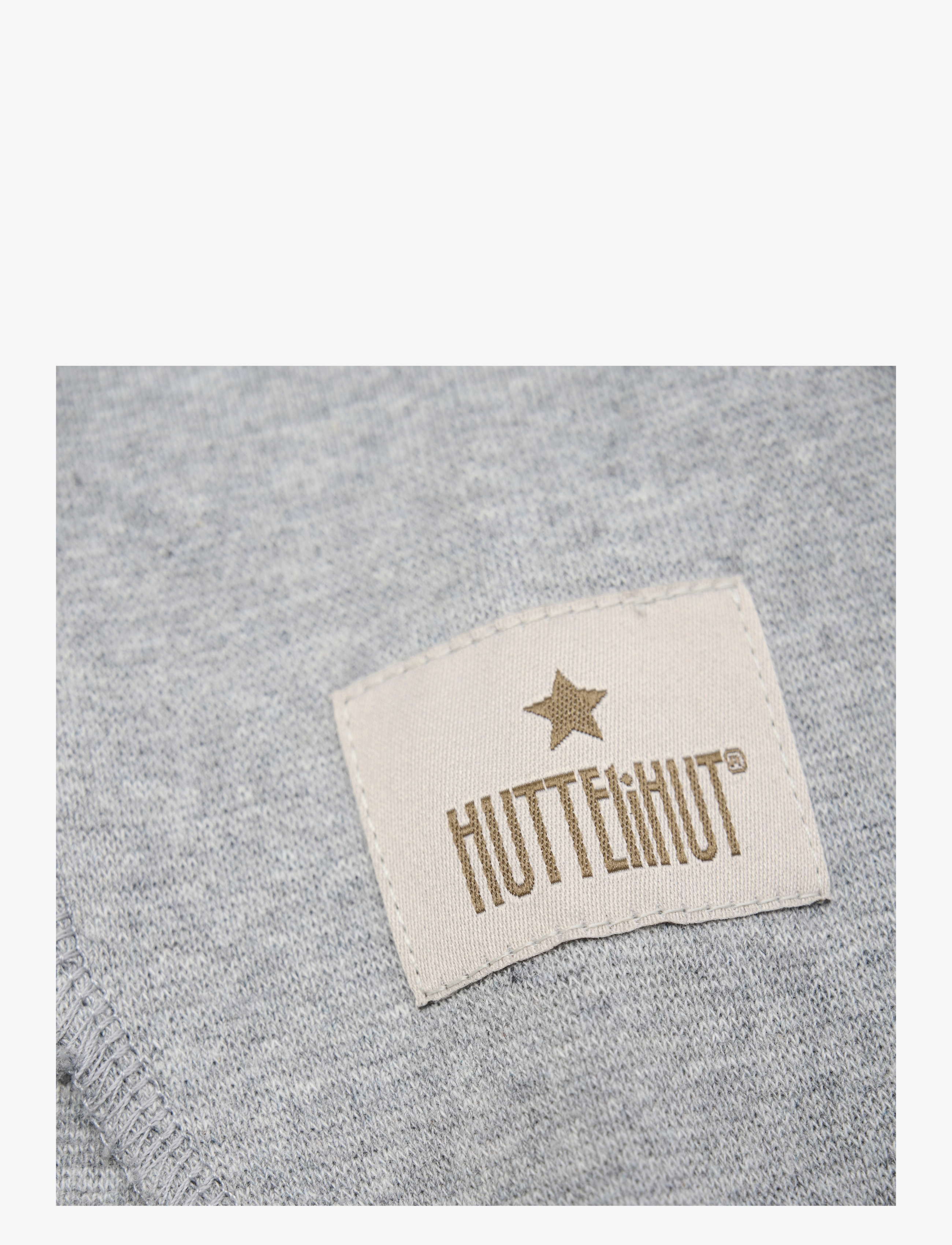 Huttelihut - Balaclava Ears Cotton Rib - light grey melange - 2