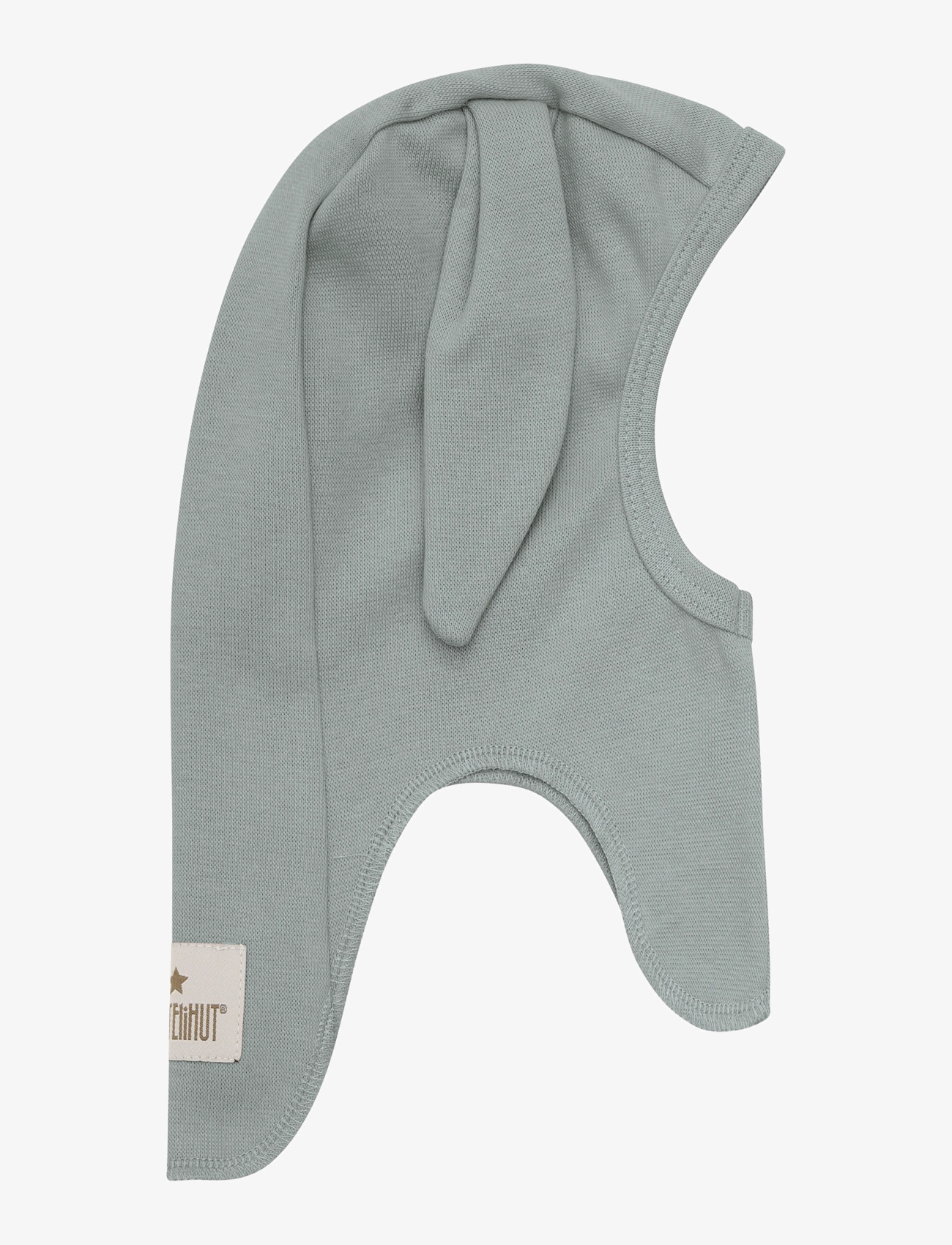 Huttelihut - Balaclava Ears Cotton Rib - lily pad melange - 1