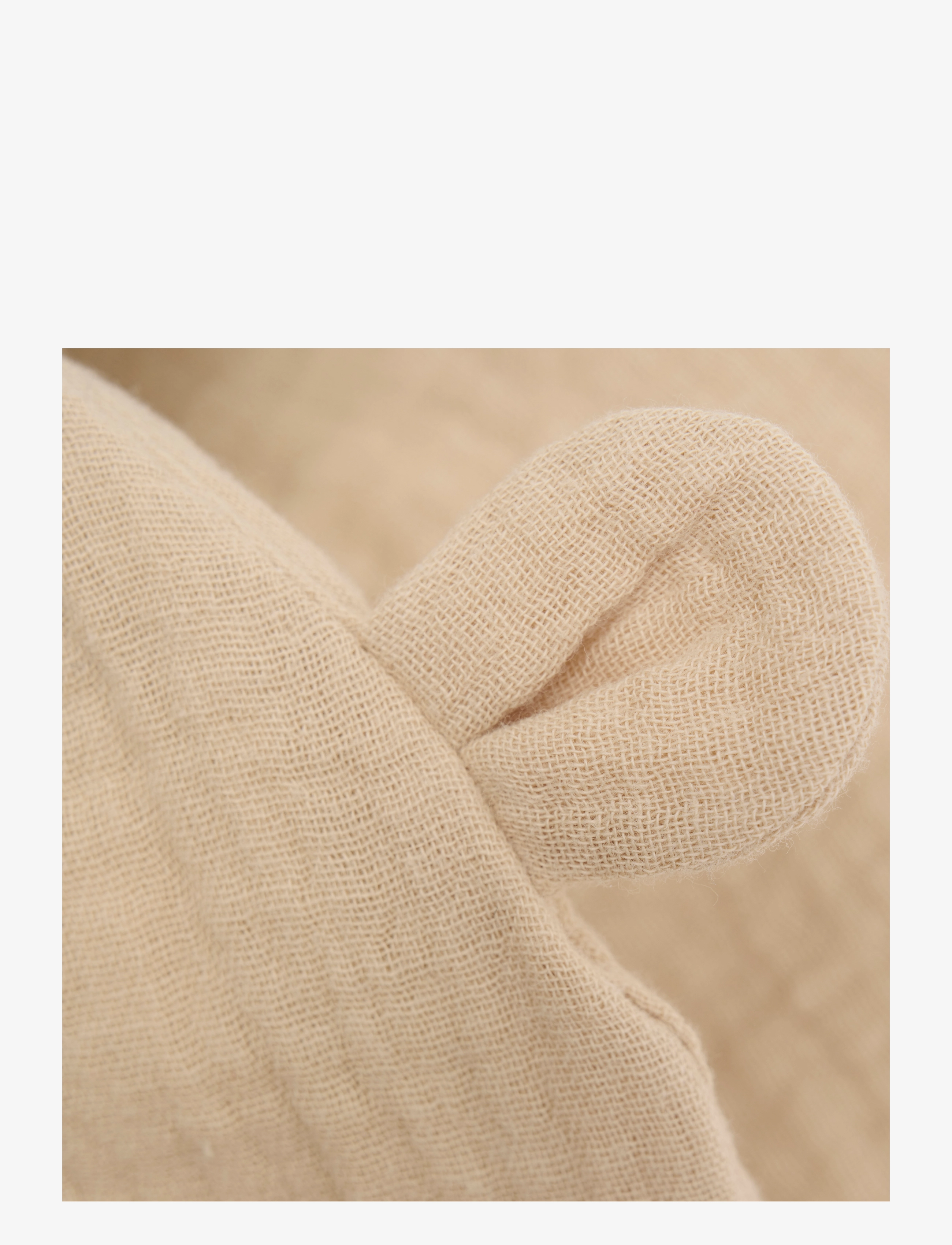 Huttelihut - Summer Hat Ears Muslin - irish cream - 2