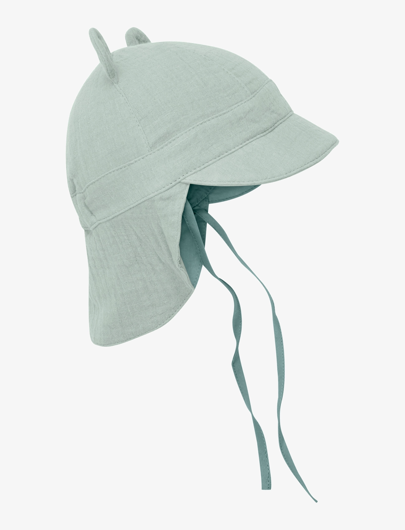 Huttelihut - Summer Hat Ears Muslin - lily pad - 1
