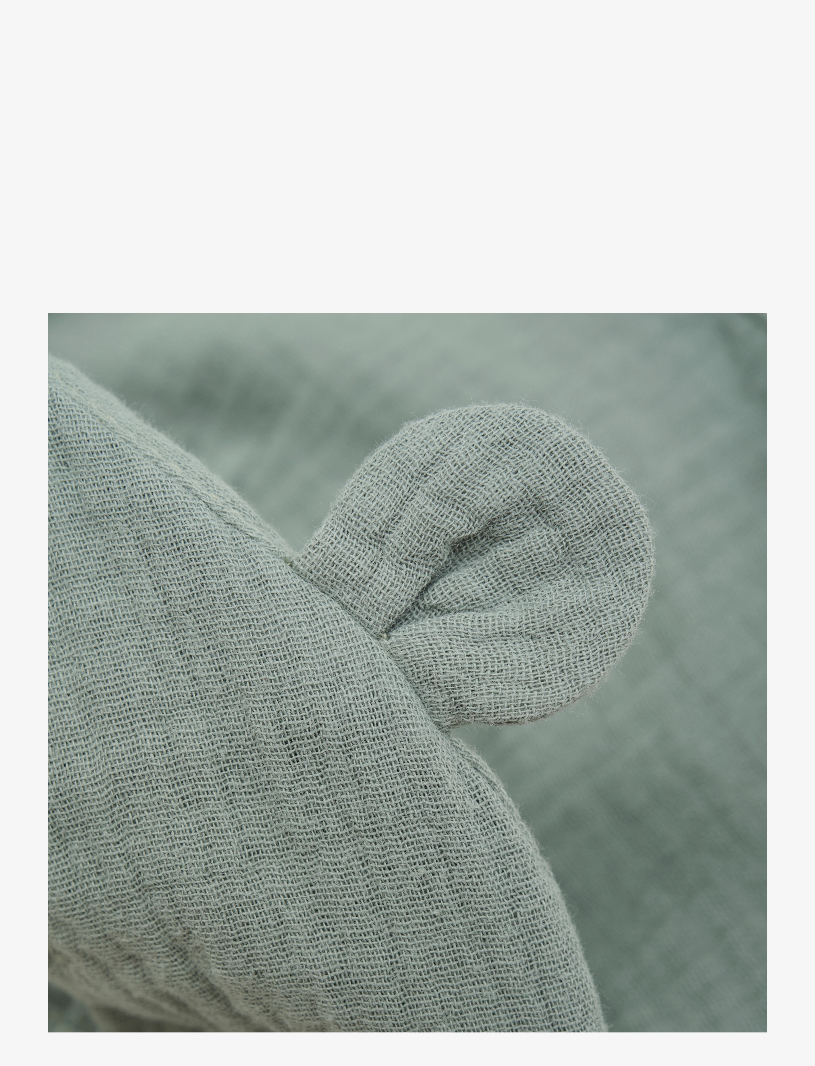 Huttelihut - Summer Hat Ears Muslin - lily pad - 2