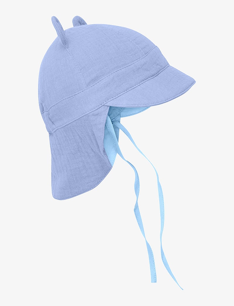 Huttelihut - Summer Hat Ears Muslin - päikesemütsid - quiet harbor - 1