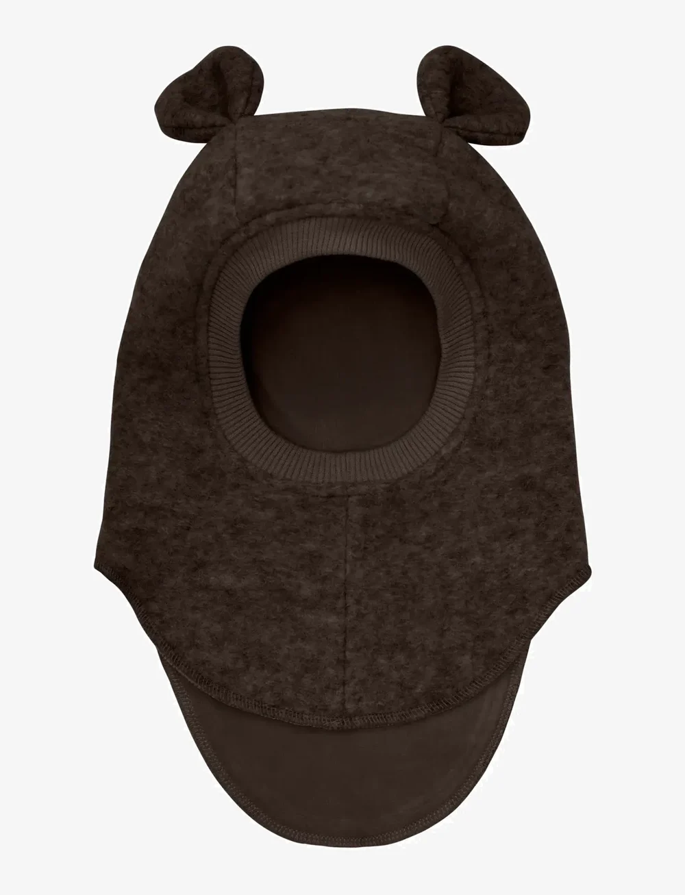 Huttelihut - Balaclava Ears Wool - talveaksessuaarid - dark brown melange - 0