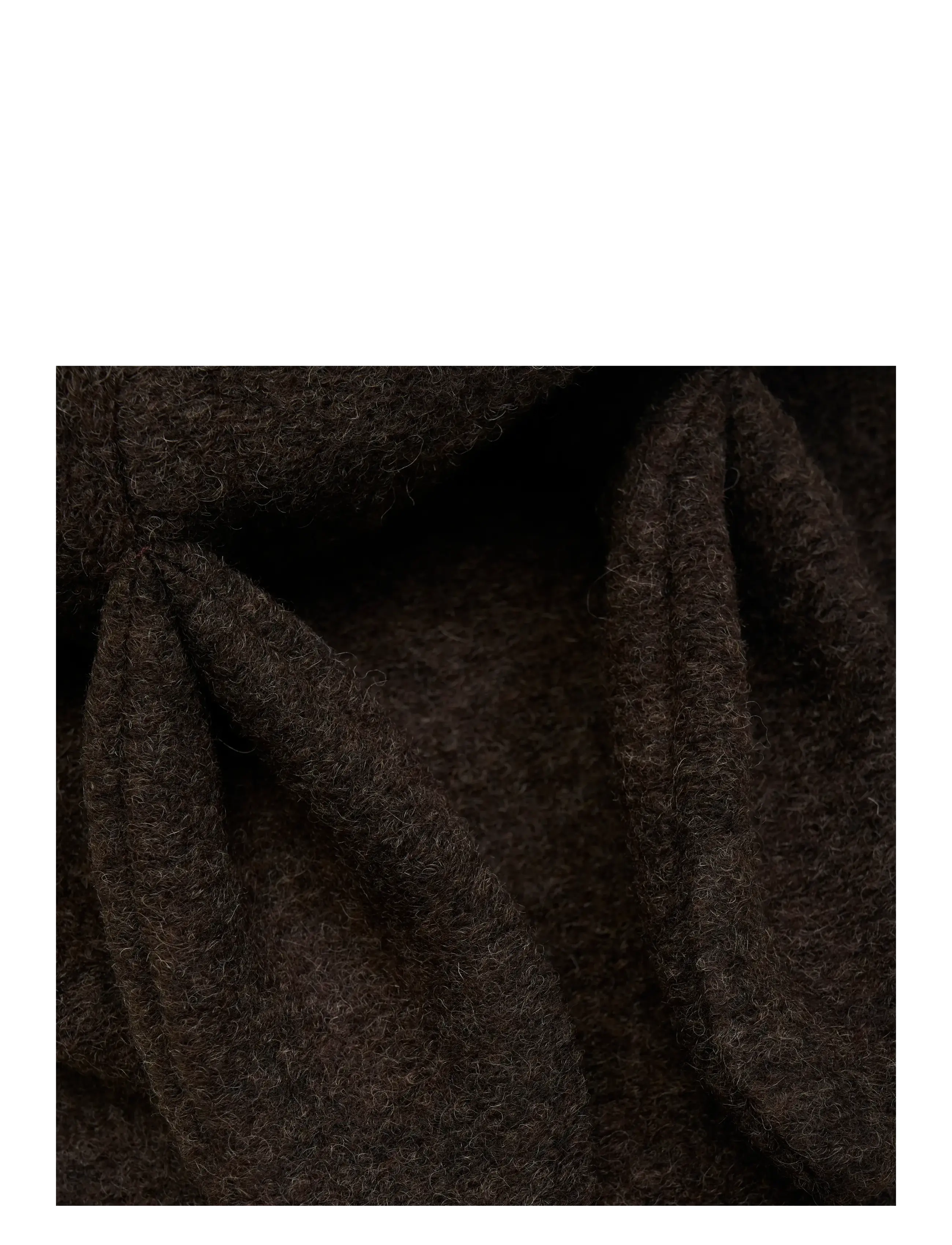 Huttelihut - Balaclava Ears Wool - dark brown melange - 2