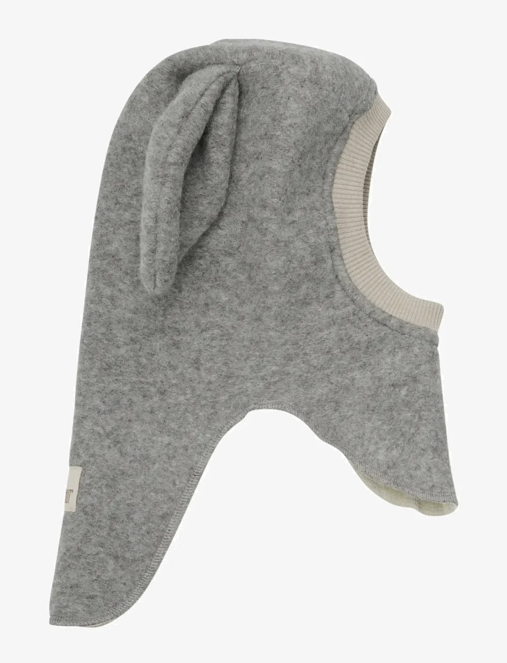 Huttelihut - Balaclava Ears Wool - vinter tilbehør - medium grey melange - 1