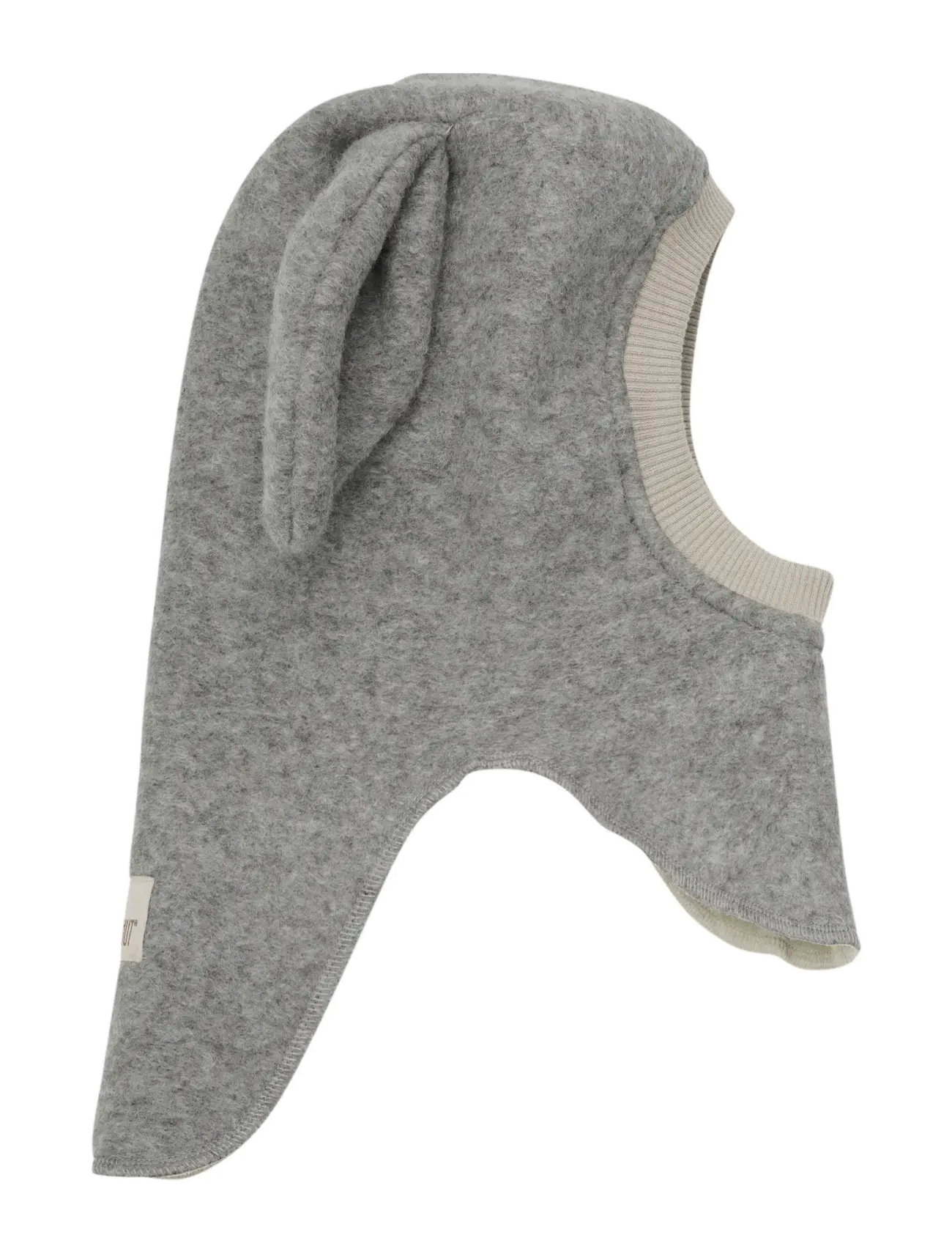 Huttelihut - Balaclava Ears Wool - medium grey melange - 1