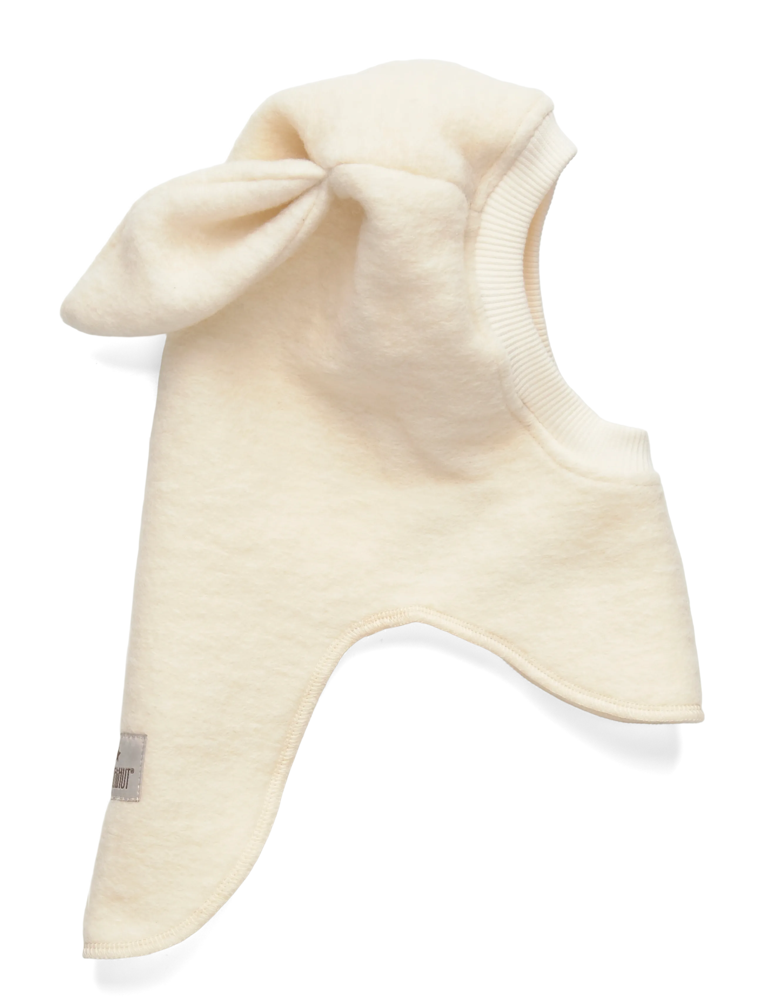 Huttelihut Balaclava Ears Wool - Kids 98-134 - TOFU / cream