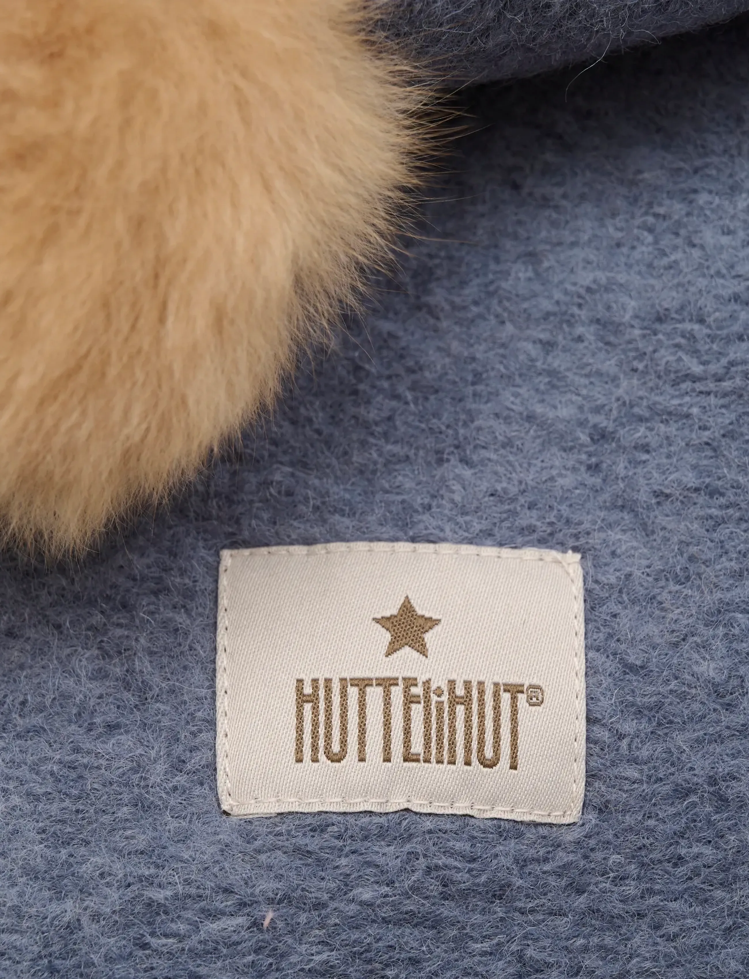 Huttelihut - Balaclava Wool Alpaca Pompoms - folkstone gray - 2