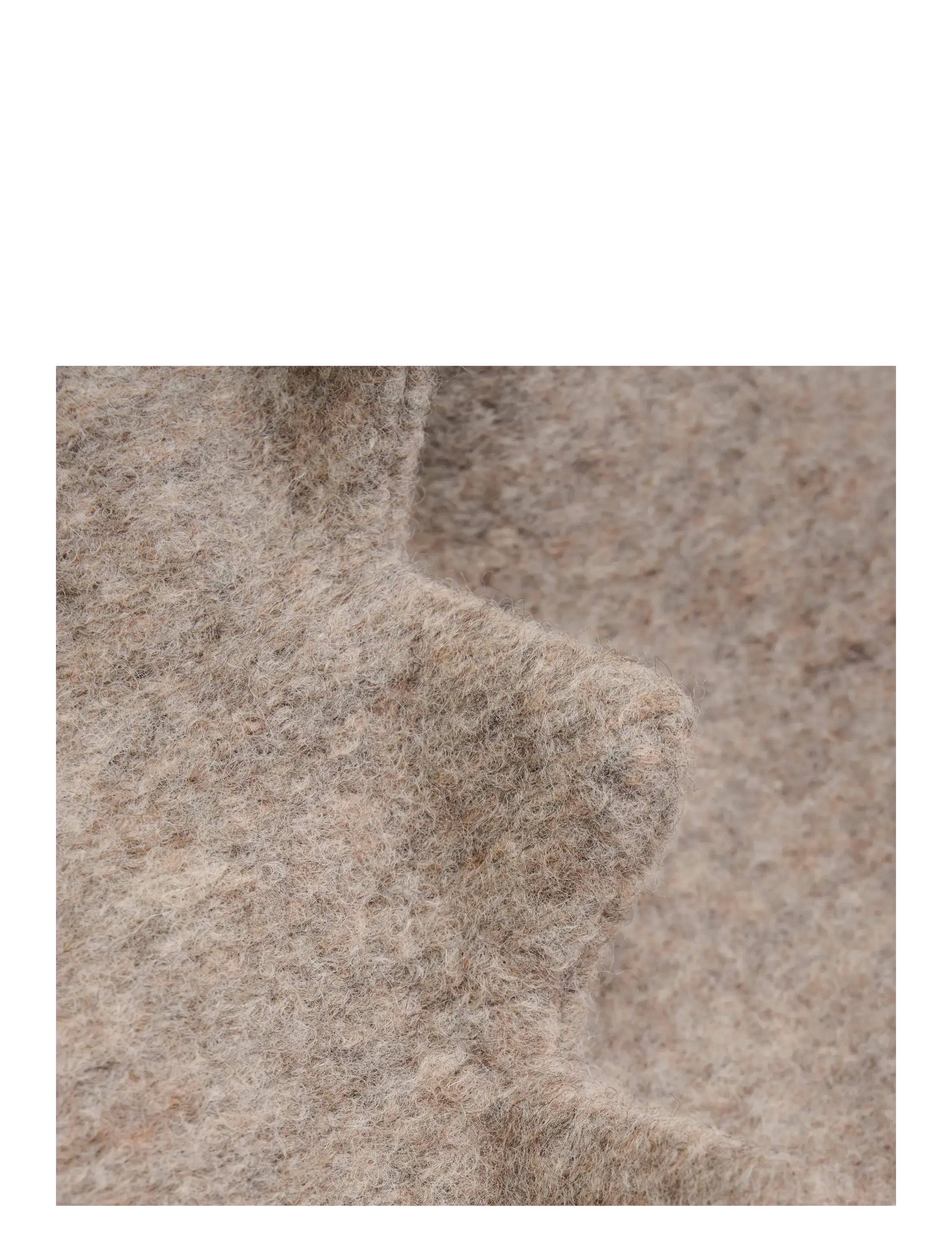 Huttelihut - Balaclava Triangles Wool - accessories - camel melange - 3