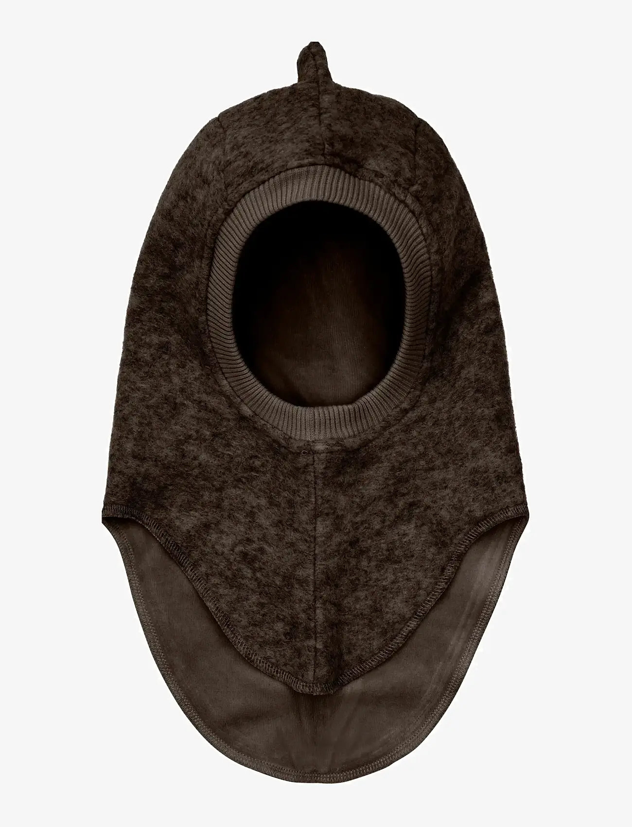 Huttelihut - Balaclava Triangles Wool - zubehör - dark brown melange - 1