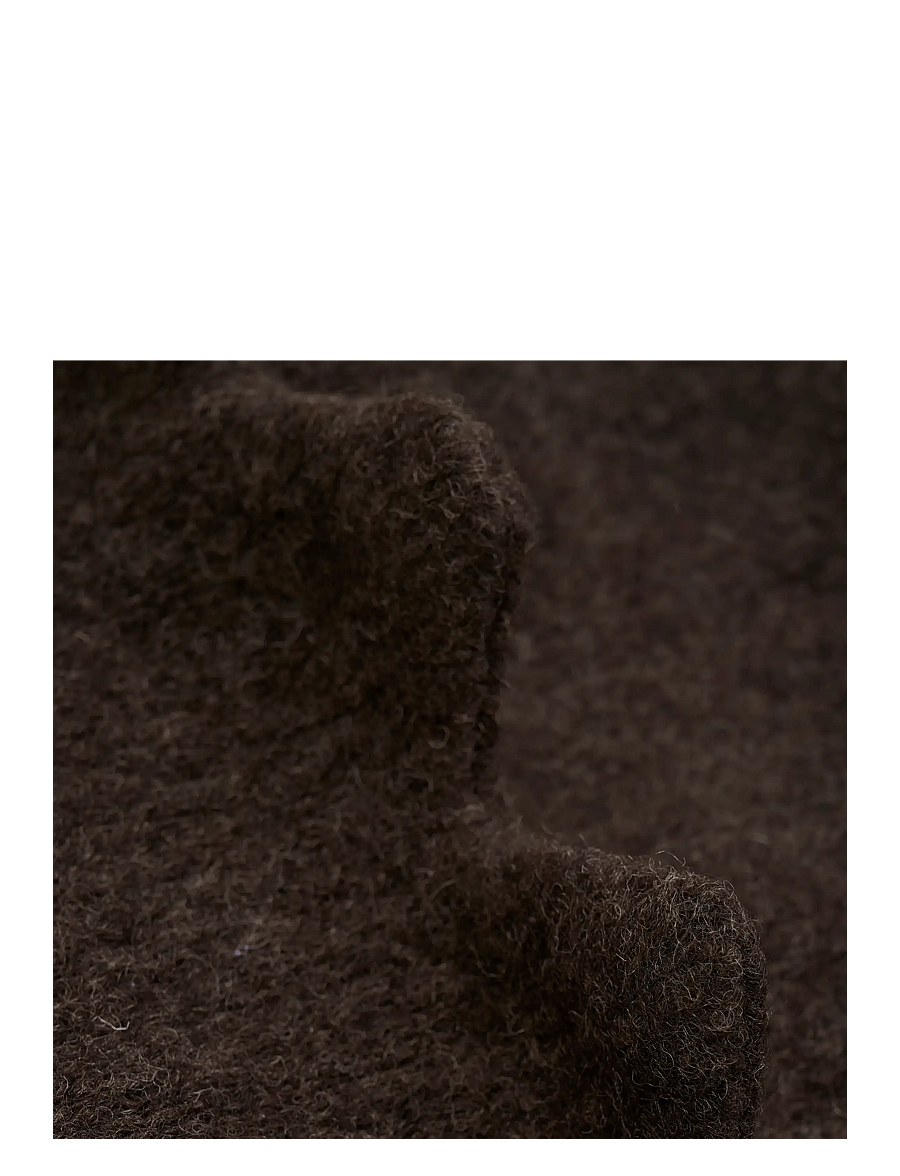 Huttelihut - Balaclava Triangles Wool - vinteraccessoarer - dark brown melange - 2