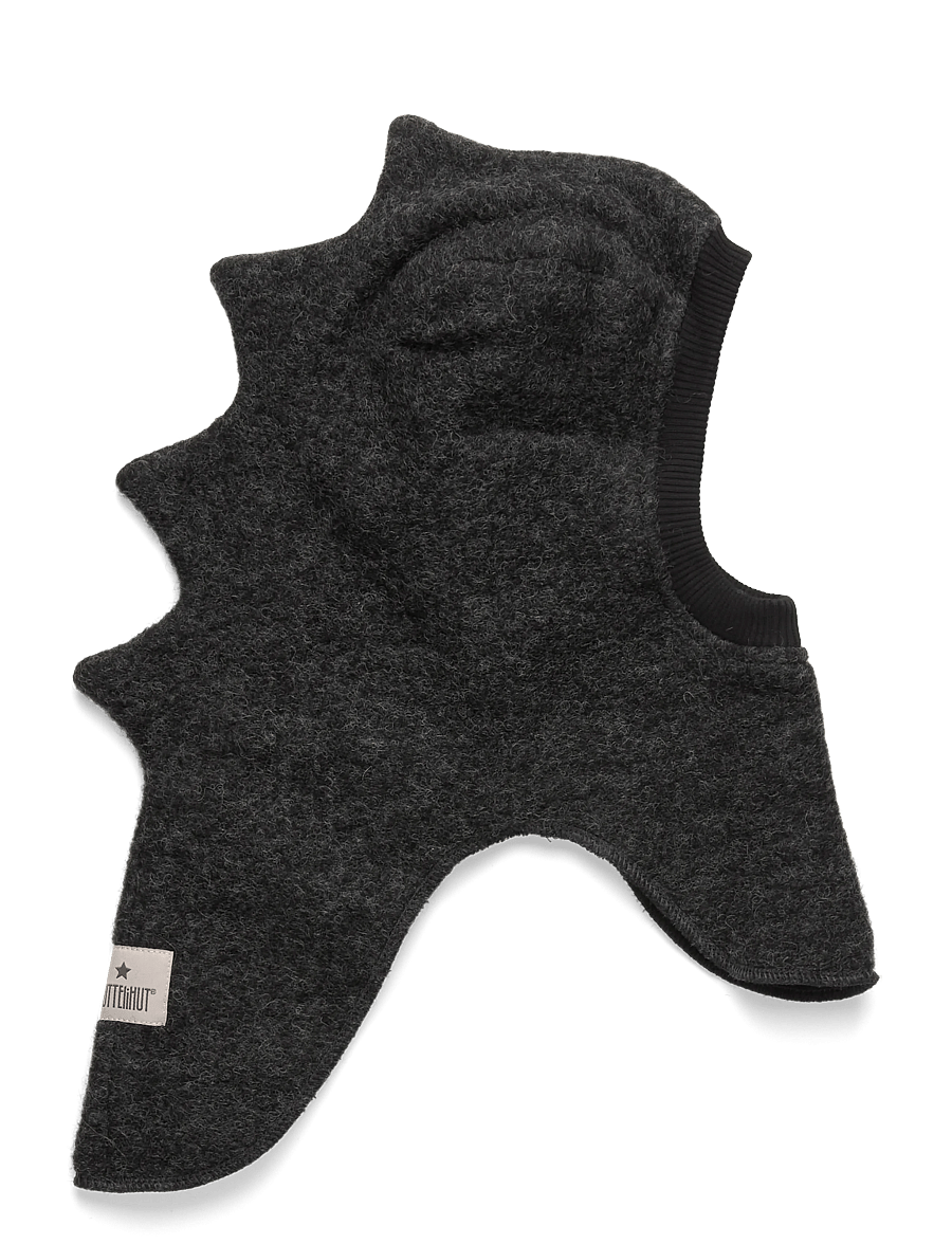 Huttelihut - Balaclava Triangles Wool - vinteraccessoarer - dark grey melange - 0