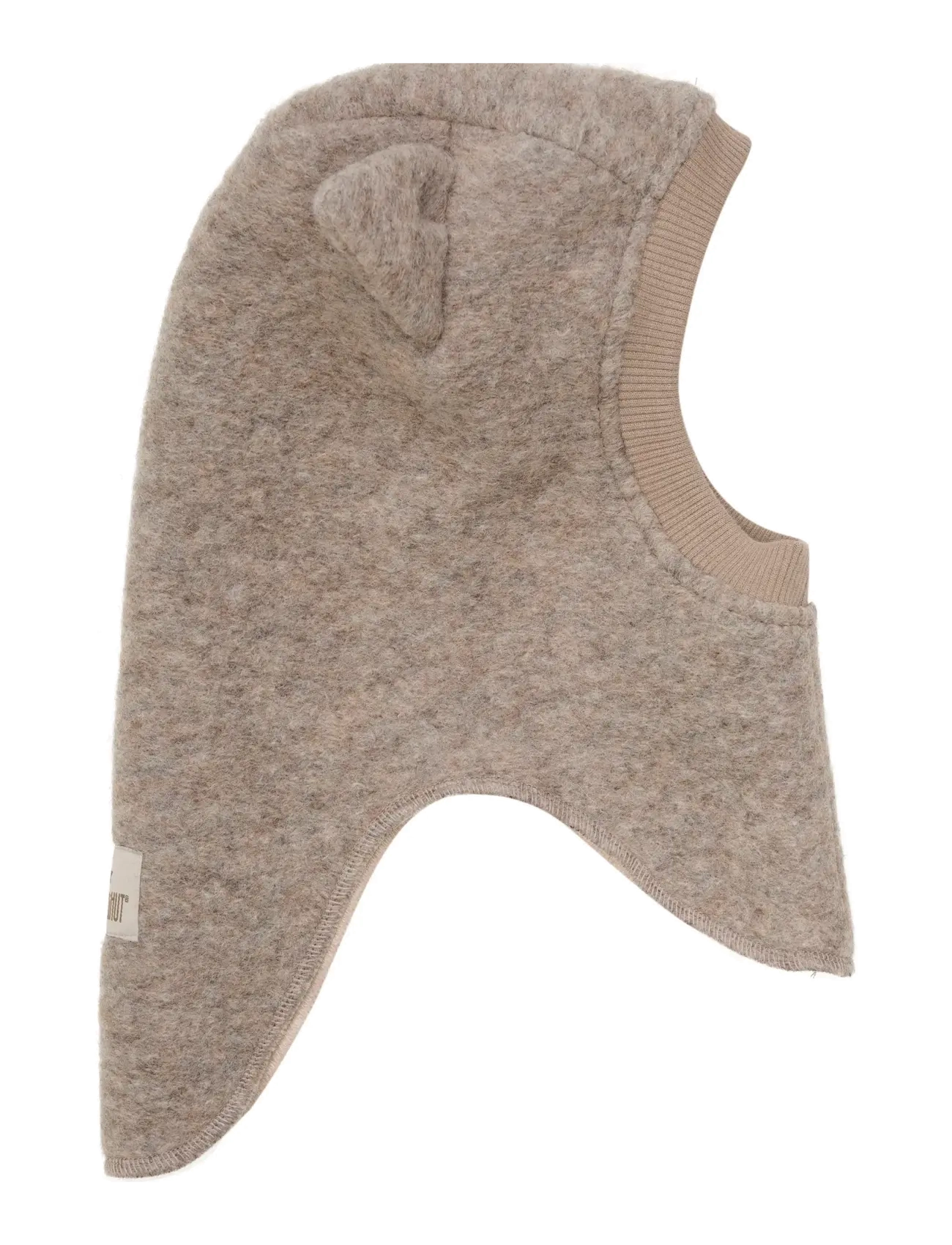 Huttelihut - Balaclava Ears Wool - camel melange - 2