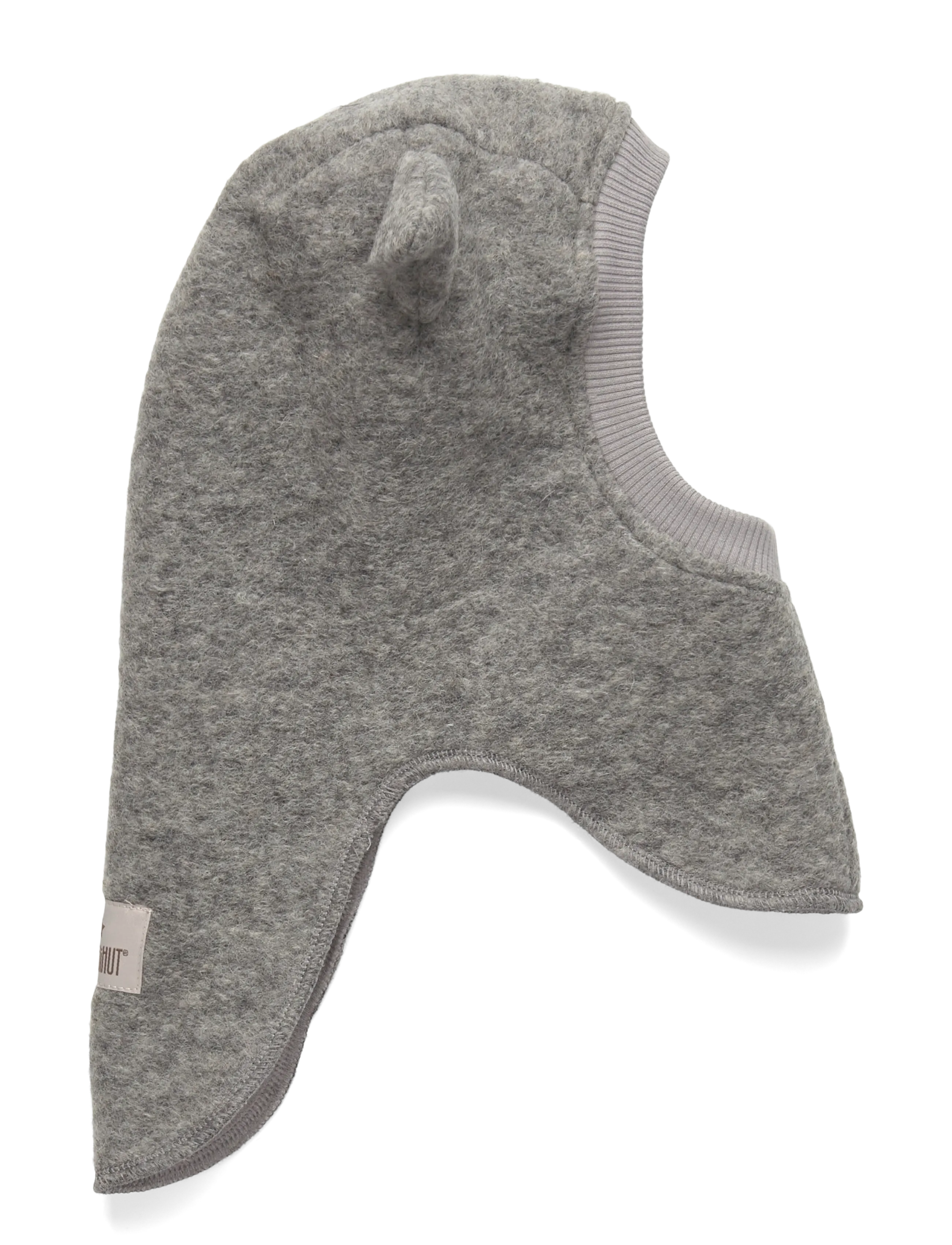 Balaclava Ears Wool - MEDIUM GREY MELANGE