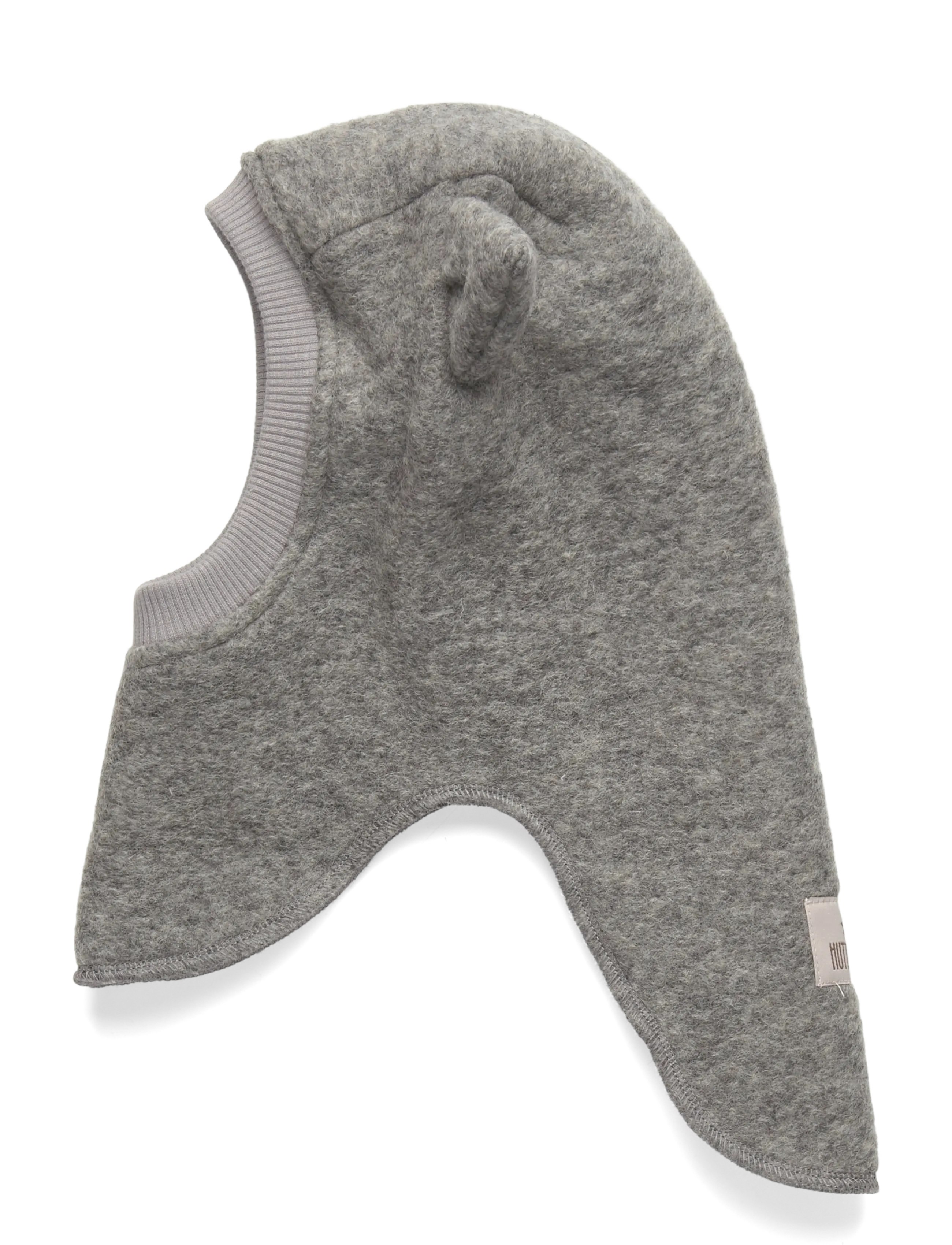 Huttelihut - Balaclava Ears Wool - medium grey melange - 1