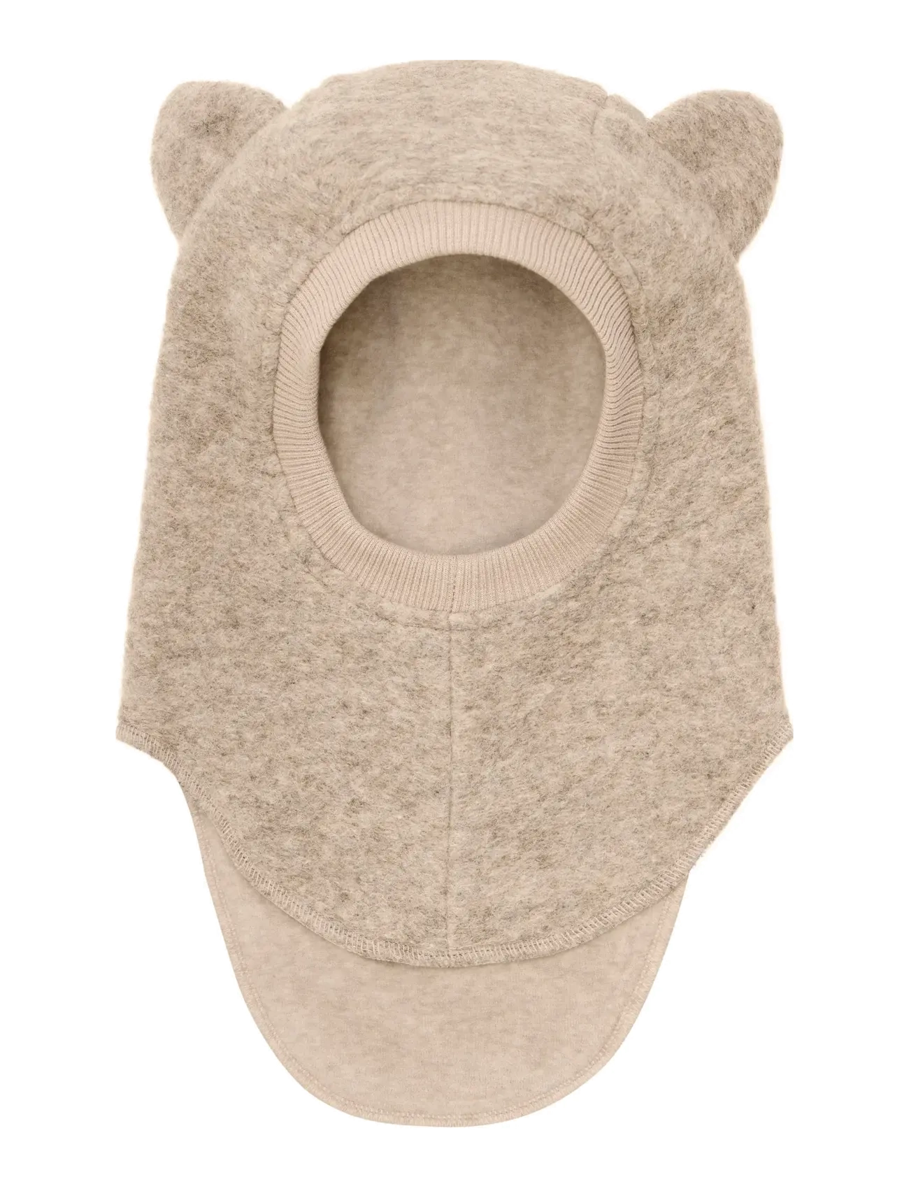 Huttelihut - Balaclava Ears Wool - sand melange - 0