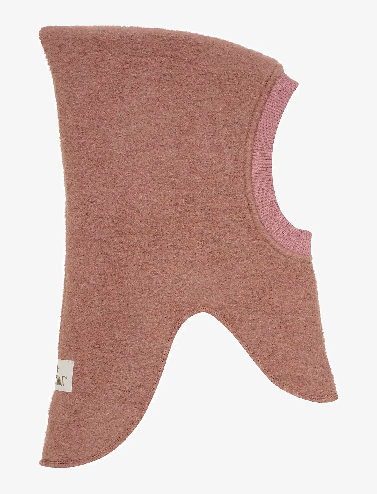 Huttelihut - Balaclava Emb. Wool - vinteraccessoarer - burlwood - 0