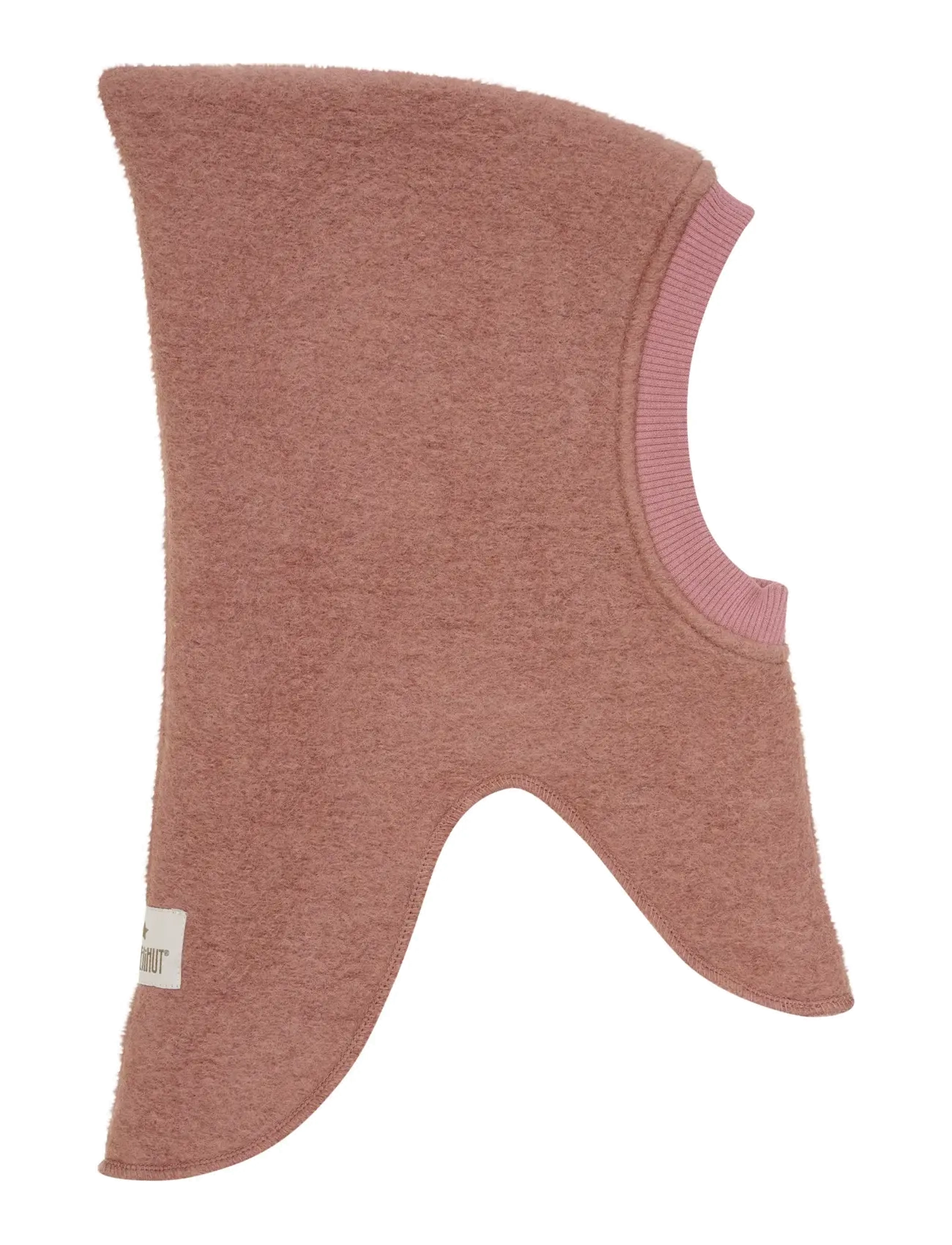 Huttelihut Balaclava Emb. Wool - Huttelihut - BURLWOOD / pink/rose