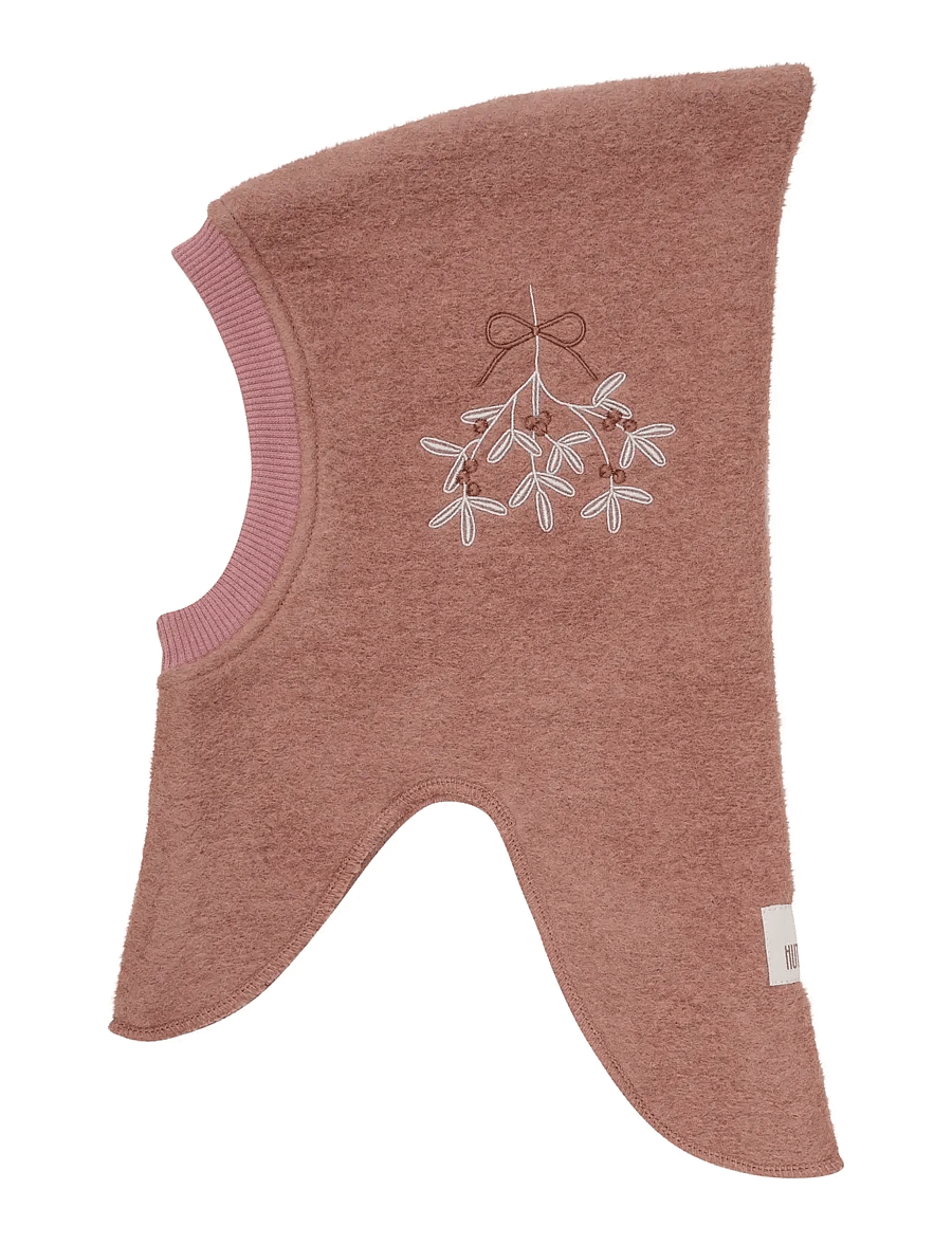Huttelihut - Balaclava Emb. Wool - winteraccessoires - burlwood - 2