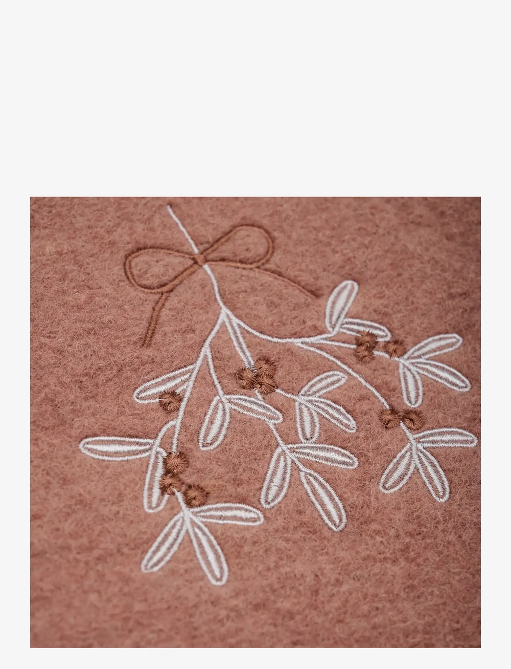 Huttelihut - Balaclava Emb. Wool - vetrar fylgihlutir - burlwood - 3