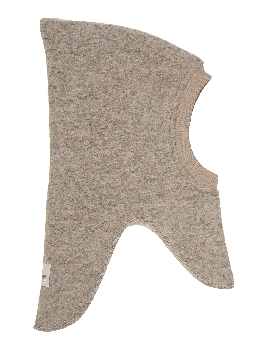Huttelihut - Balaclava Emb. Wool - winteraccessoires - camel melange - 0