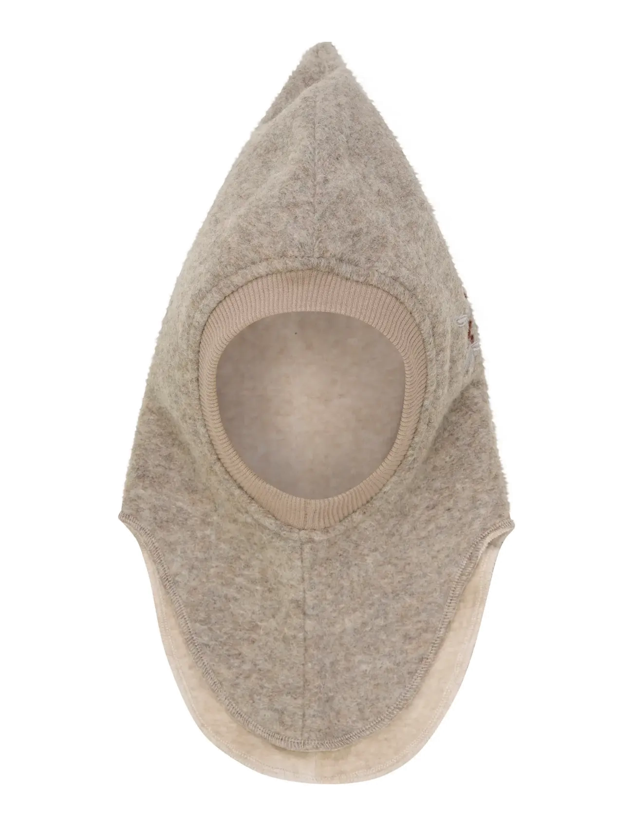 Huttelihut - Balaclava Emb. Wool - winteraccessoires - camel melange - 1