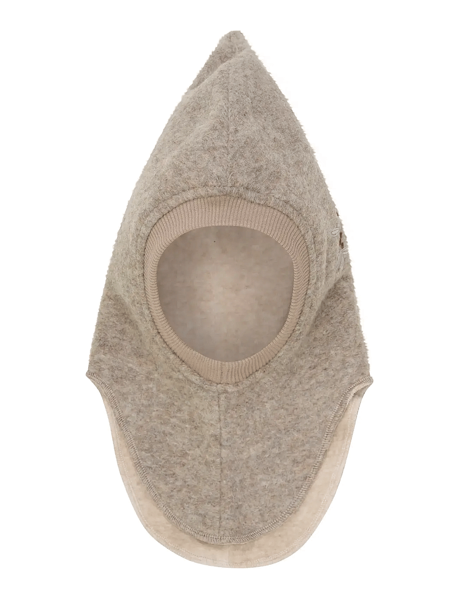 Huttelihut - Balaclava Emb. Wool - winteraccessoires - camel melange - 1