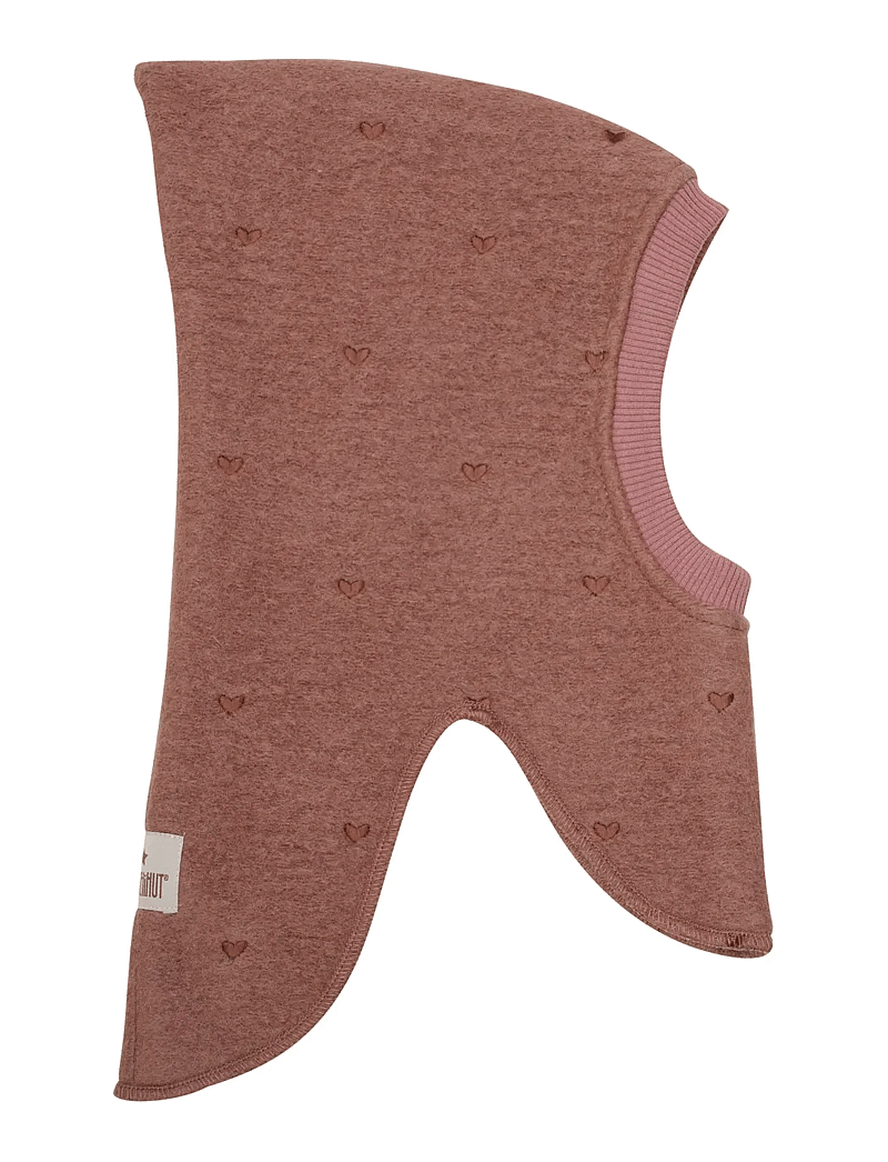 Huttelihut - Balaclava All Over Emb. Wool - talveaksessuaarid - burlwood - 0