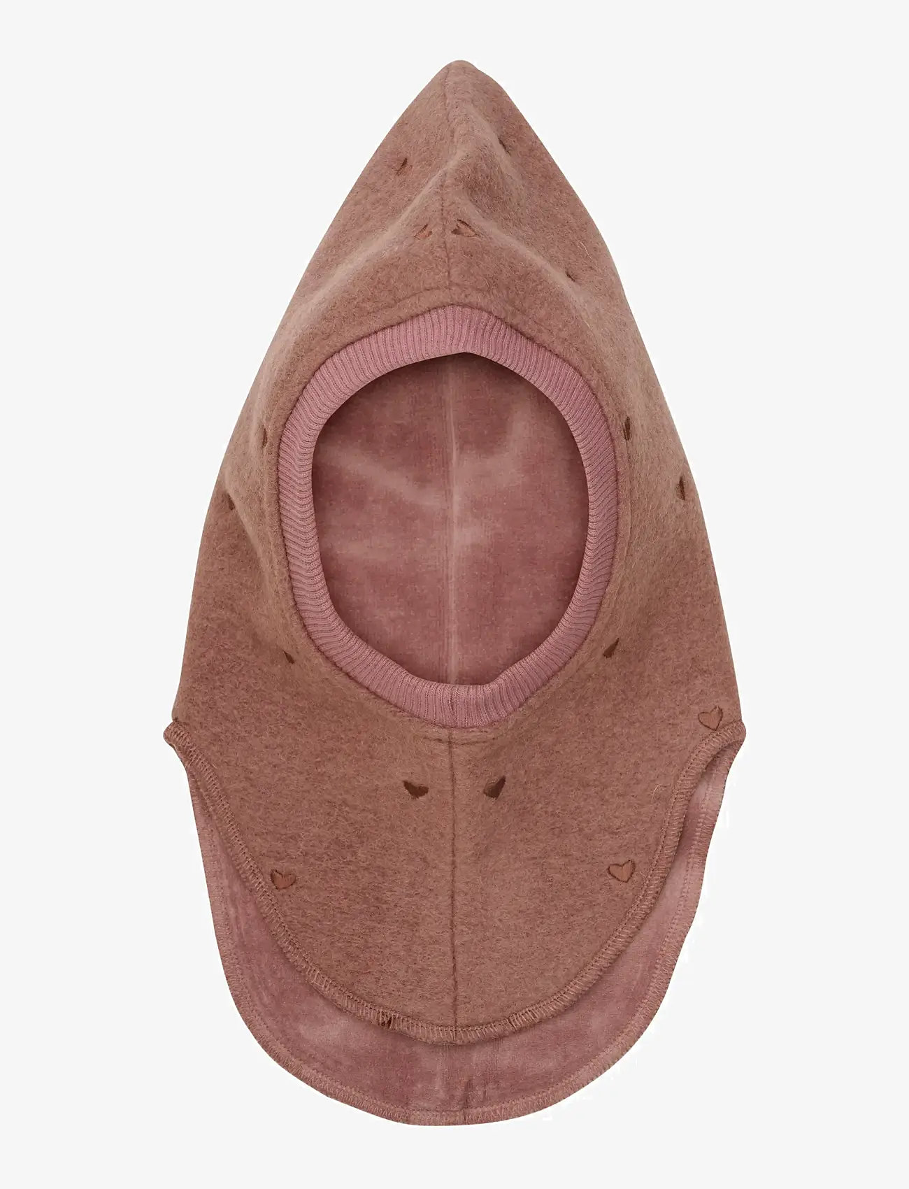 Huttelihut - Balaclava All Over Emb. Wool - talveaksessuaarid - burlwood - 1