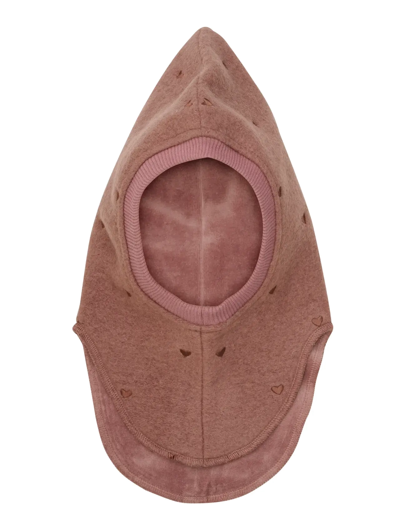 Huttelihut - Balaclava All Over Emb. Wool - winter accessories - burlwood - 1