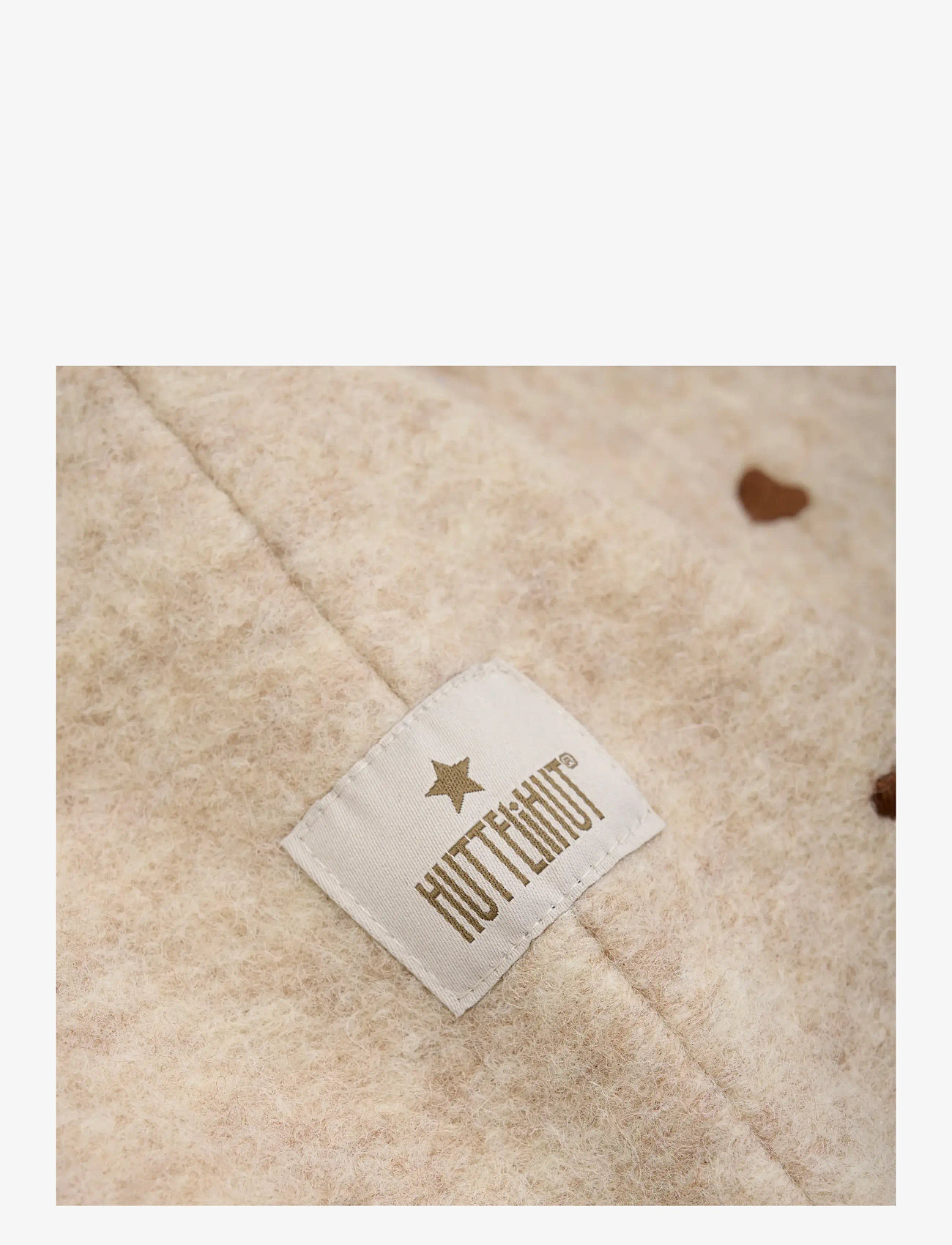 Huttelihut - Balaclava All Over Emb. Wool - accessories - sand melange - 2
