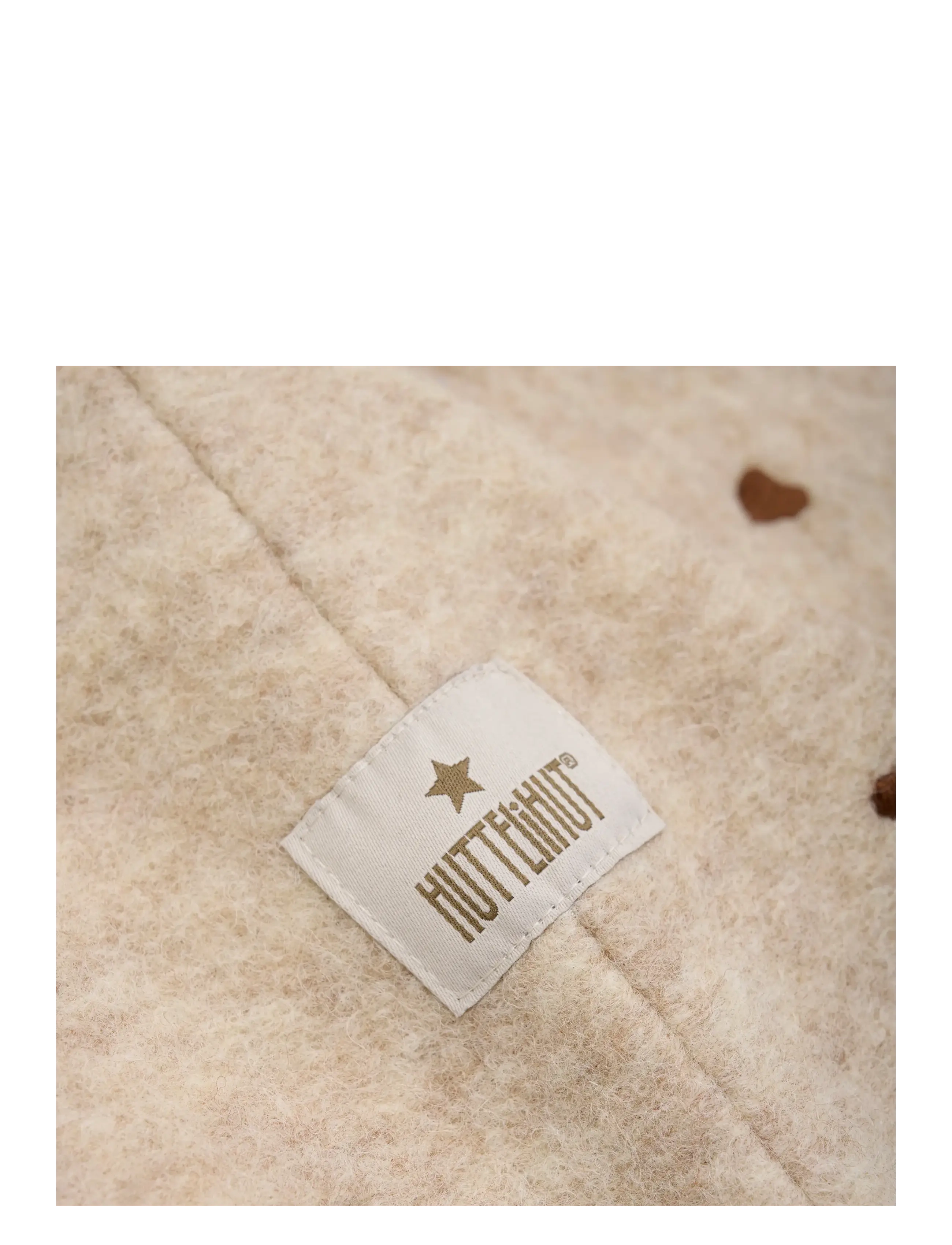 Huttelihut - Balaclava All Over Emb. Wool - zubehör - sand melange - 2
