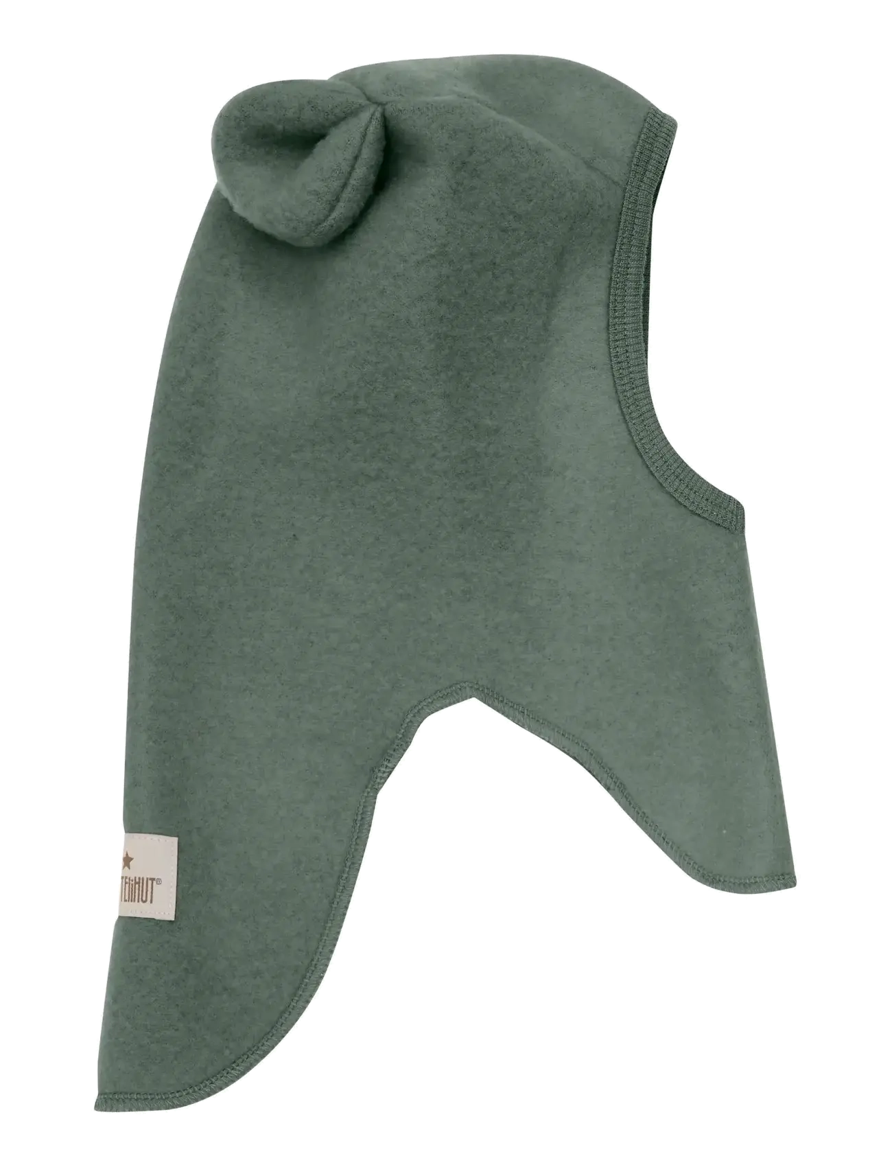 Huttelihut - Balaclava Ears Wool Fleece - accessories - beetle - 1