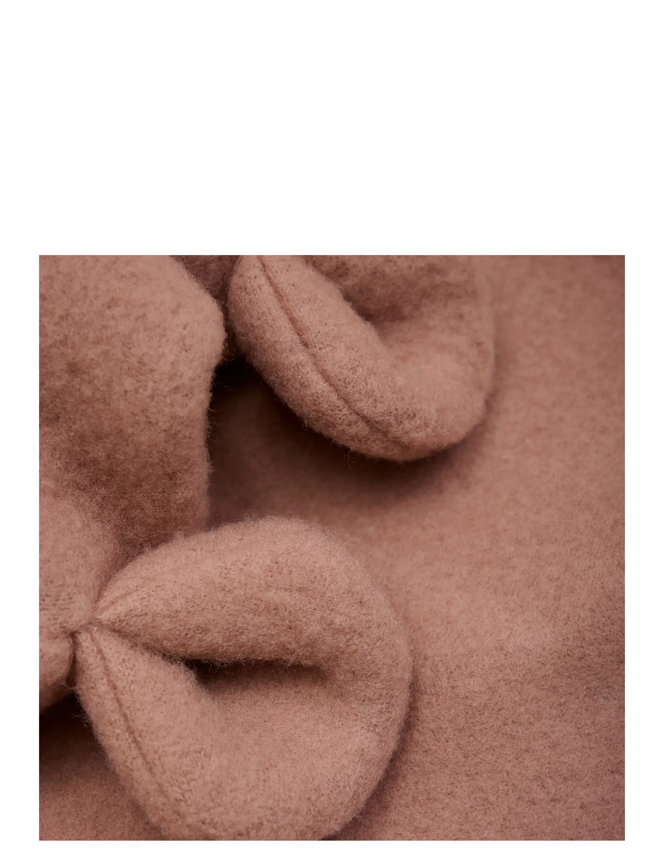 Huttelihut - Balaclava Ears Wool Fleece - accessories - burlwood - 2