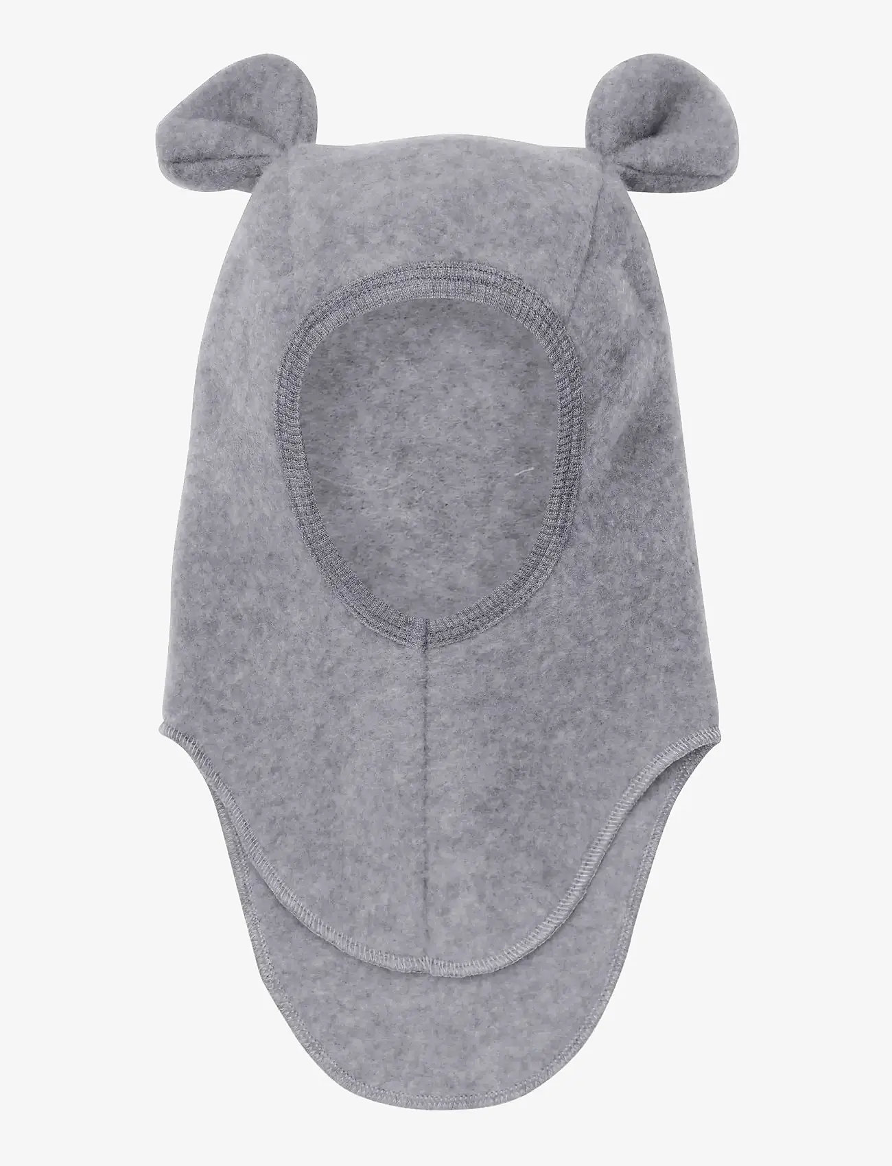 Huttelihut - Balaclava Ears Wool Fleece - vinteraccessoarer - medium grey melange - 0
