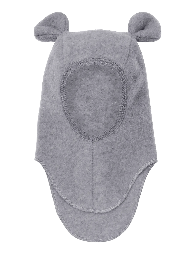 Huttelihut - Balaclava Ears Wool Fleece - vinteraccessoarer - medium grey melange - 0