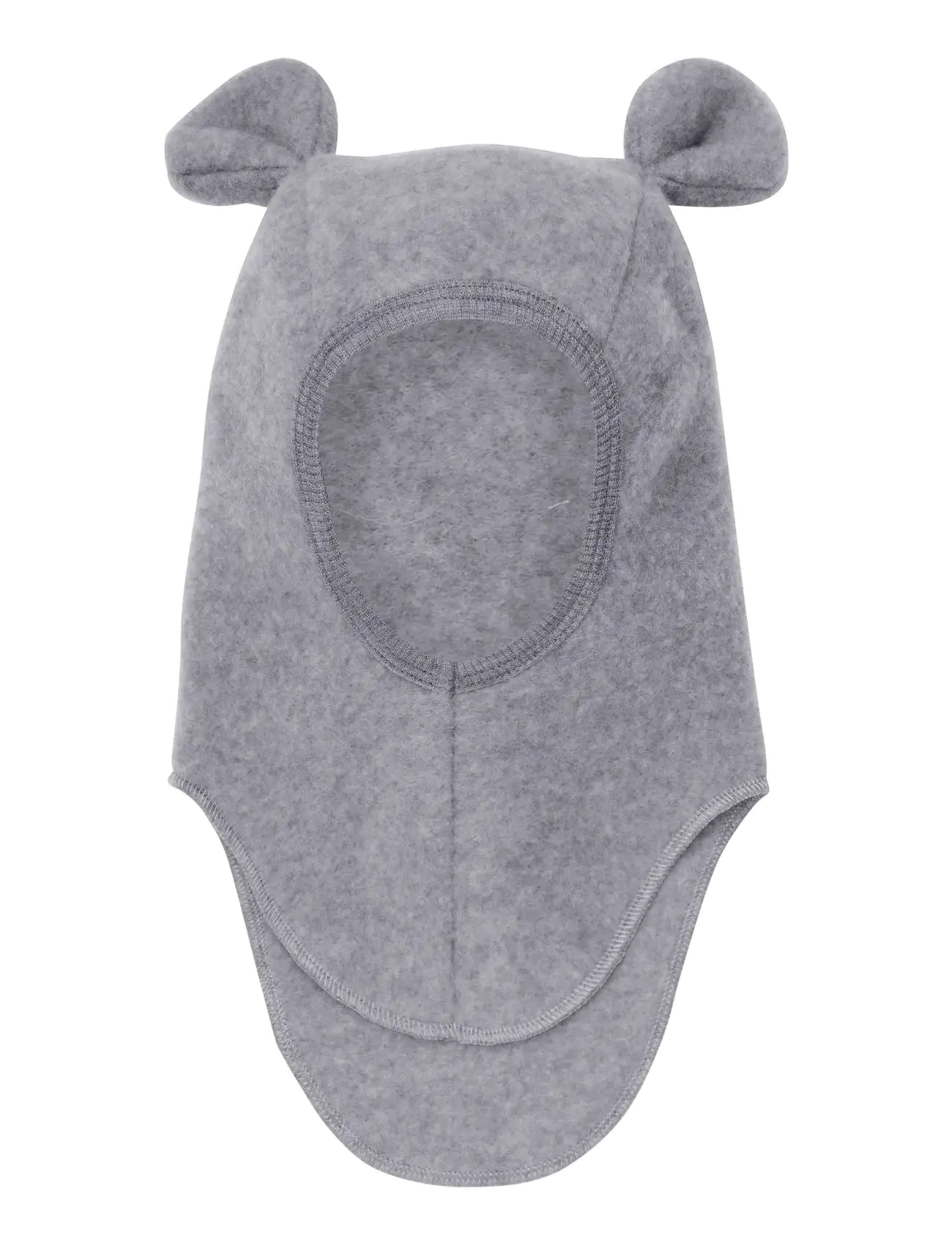 Huttelihut Balaclava Ears Wool Fleece - Hats - MEDIUM GREY MELANGE / grey