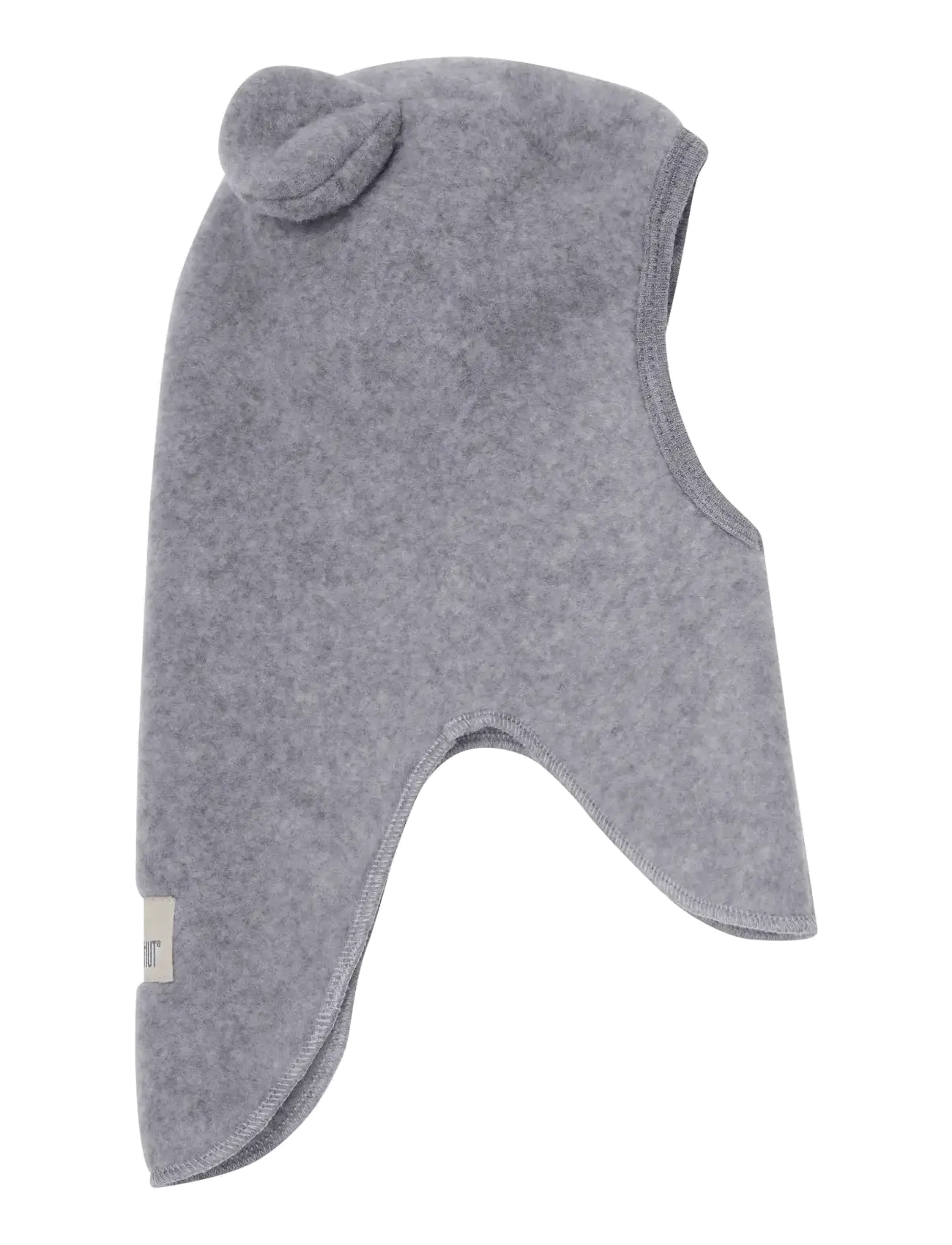 Huttelihut - Balaclava Ears Wool Fleece - vinter tilbehør - medium grey melange - 1
