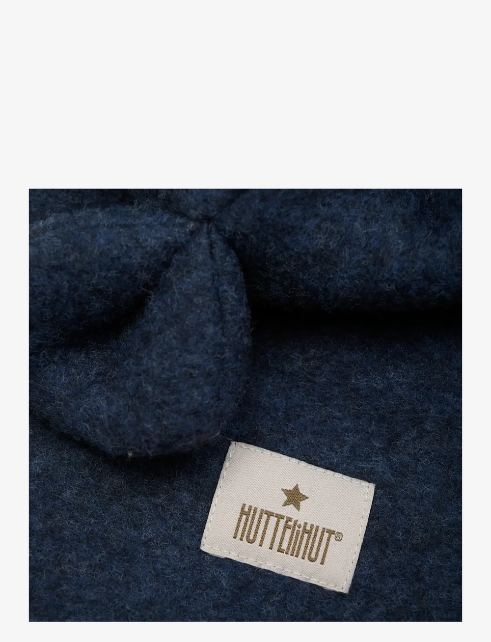 Huttelihut - Balaclava Ears Wool Fleece - mössor & kepsar - navy melange - 2