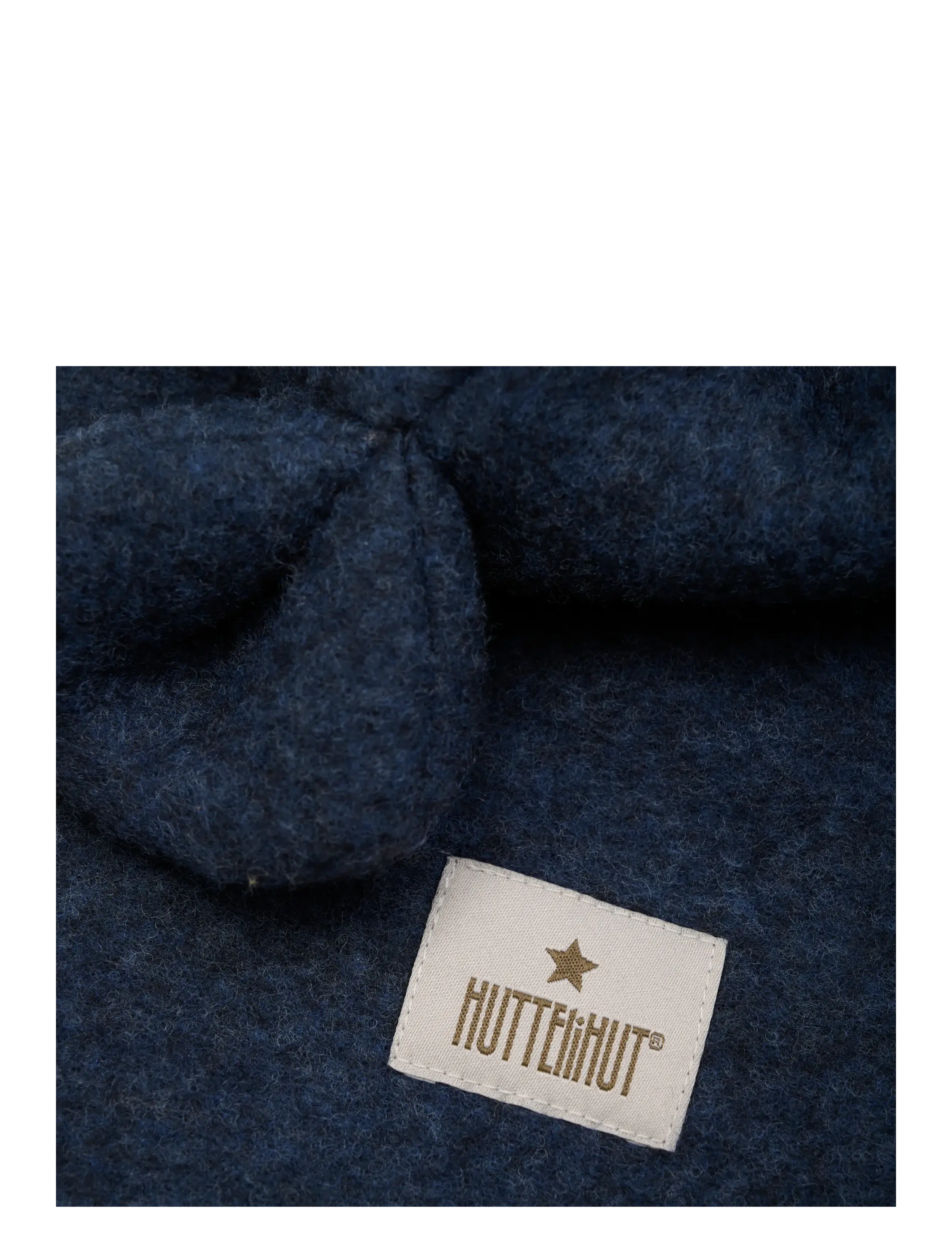 Huttelihut - Balaclava Ears Wool Fleece - accessories - navy melange - 2